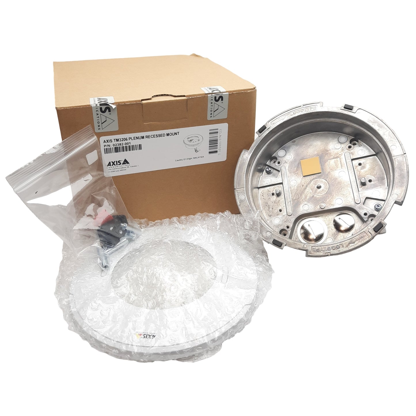 New Axis 02382-001 TM3206 Recessed Mount For Camera, Ceiling Mountable ø168mm Cutout