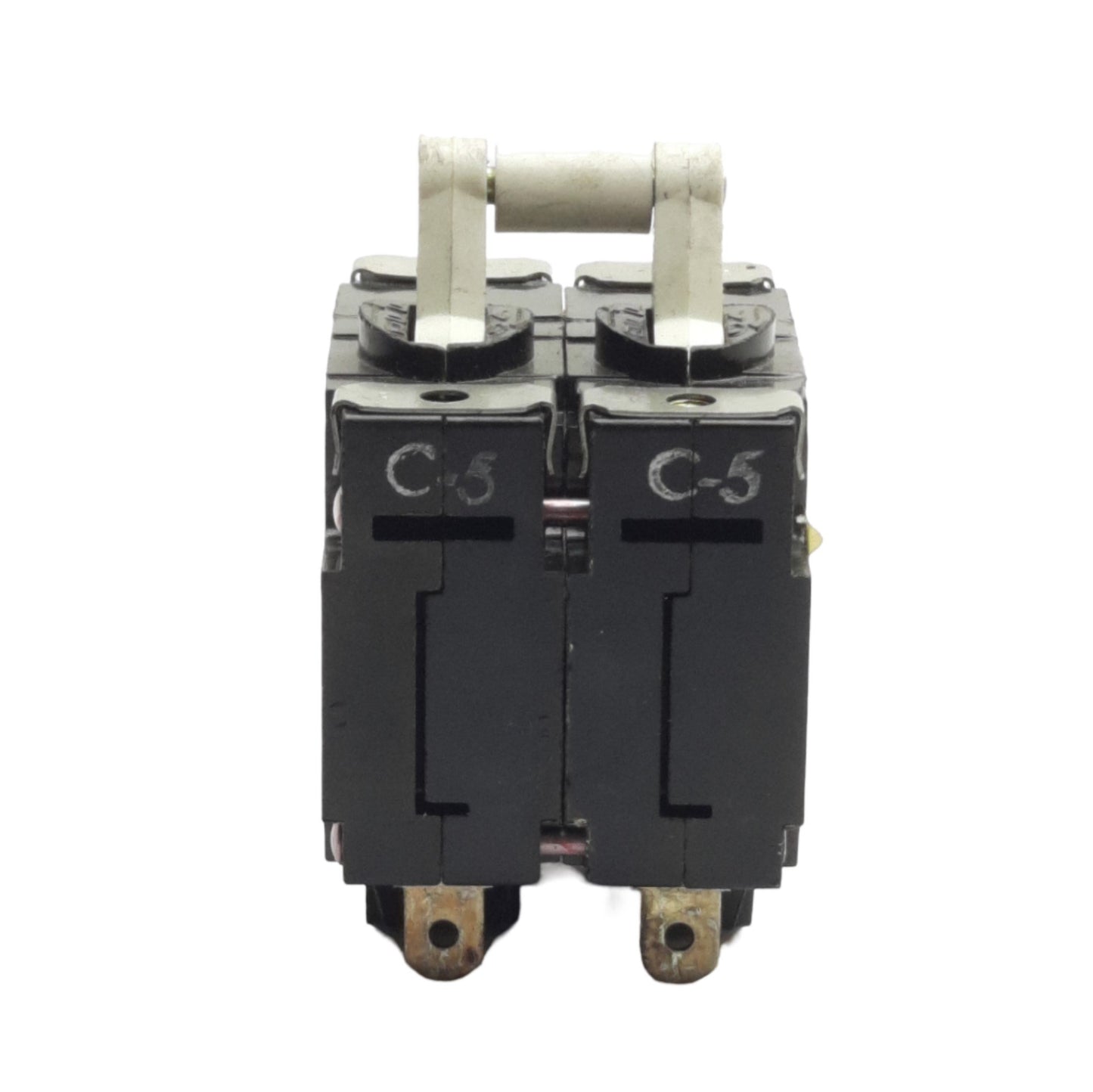 Used Eaton Heinemann JA2-A3-A Circuit Breaker, 240VAC 12A, Panel Mount, 2-Poles