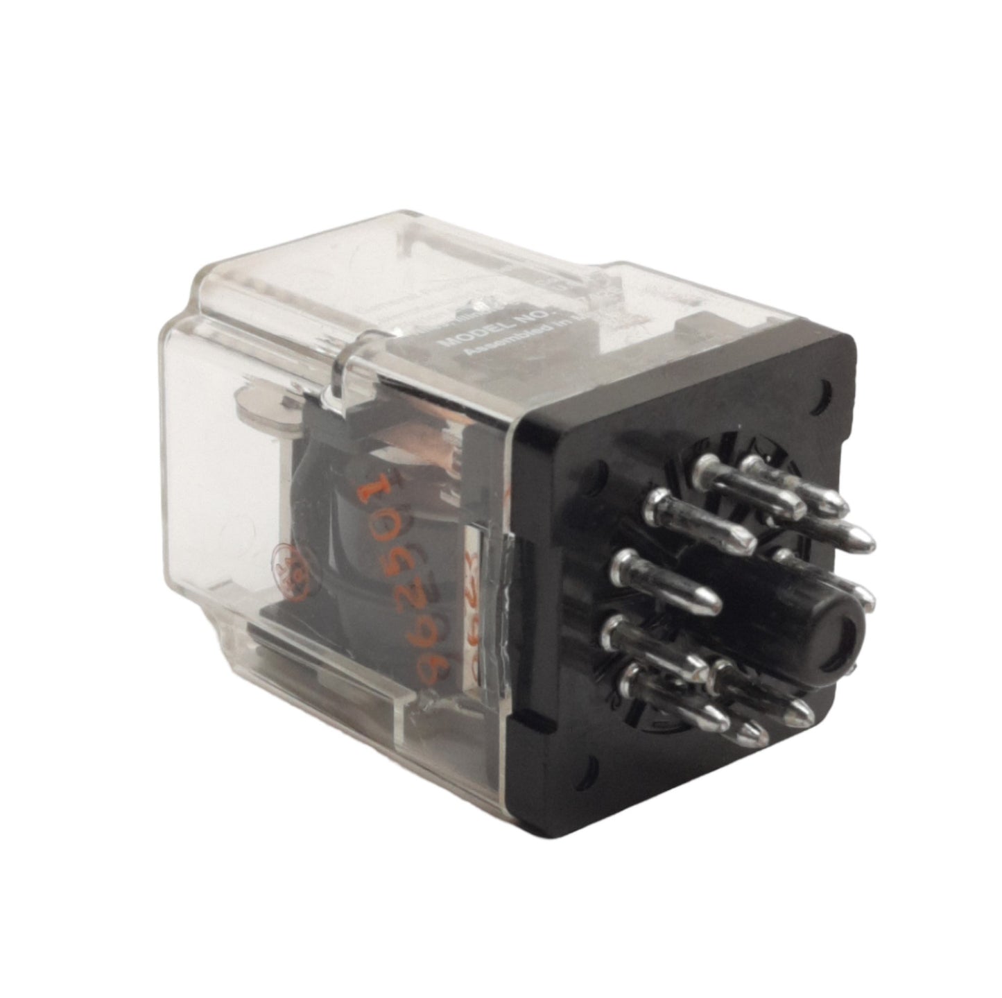 Used Dayton 3X742E Ice Cube Relay, 250VAC 6A 3PDT Contact, 120VAC Coil, 11-Pin