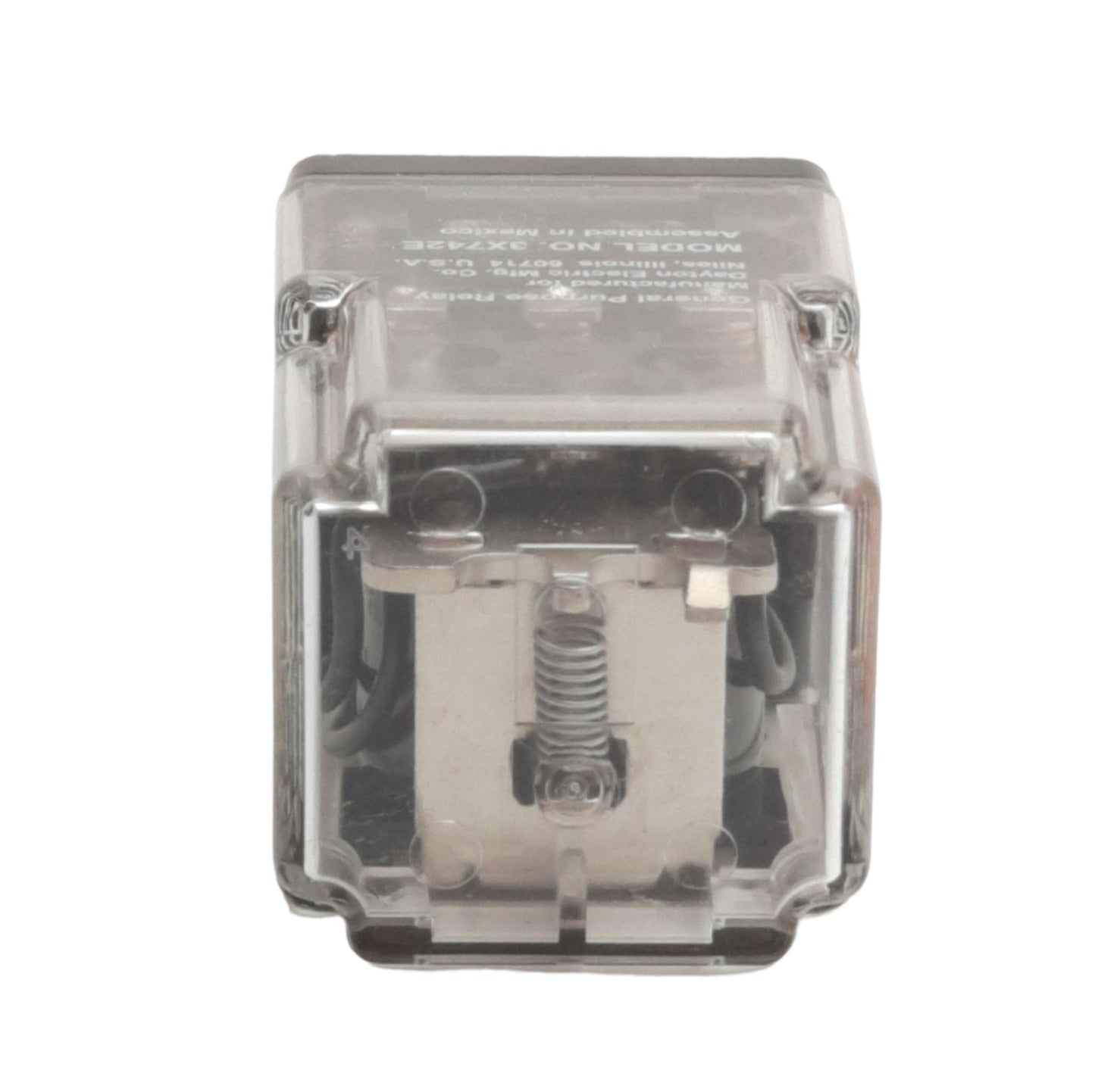 Used Dayton 3X742E Ice Cube Relay, 250VAC 6A 3PDT Contact, 120VAC Coil, 11-Pin