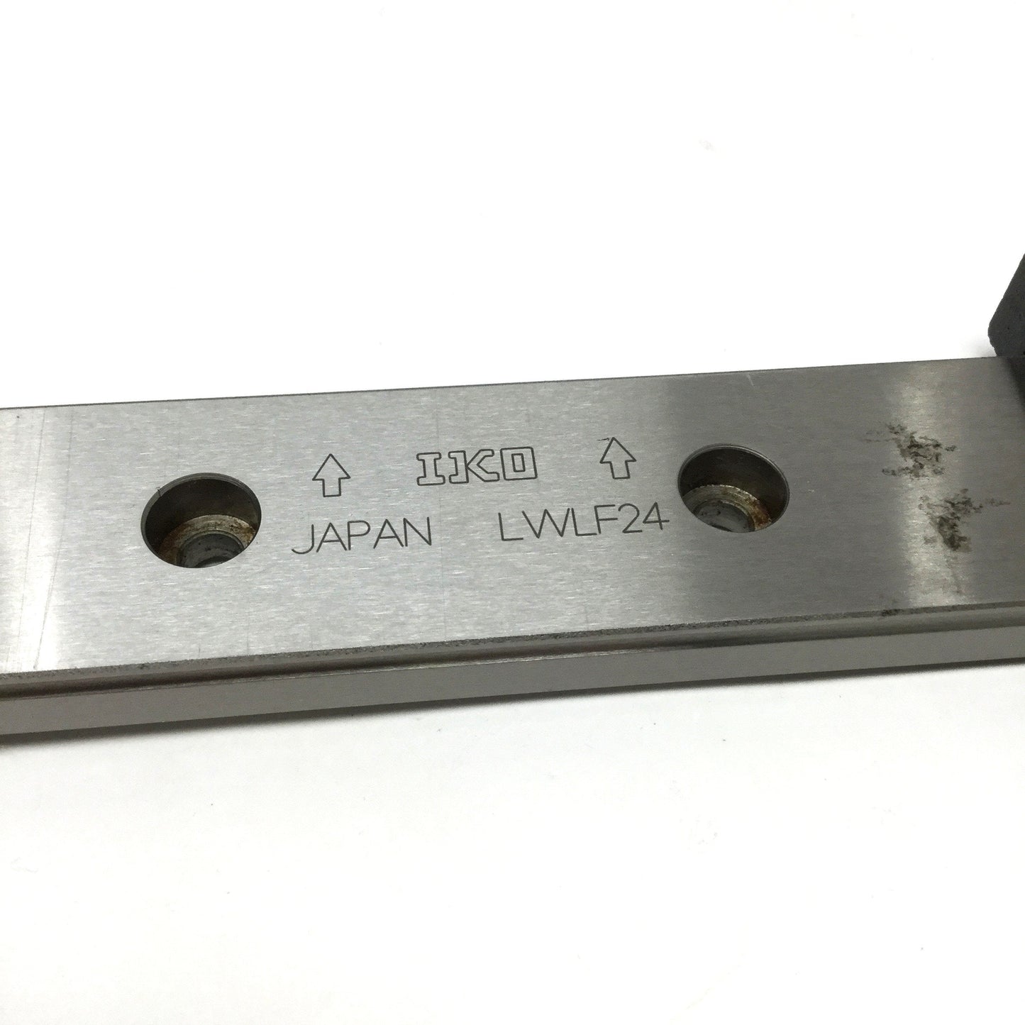 Used IKO LWLF24 Linear Motion Ball Bearing Slide Carriage on 220mm Guide Rail