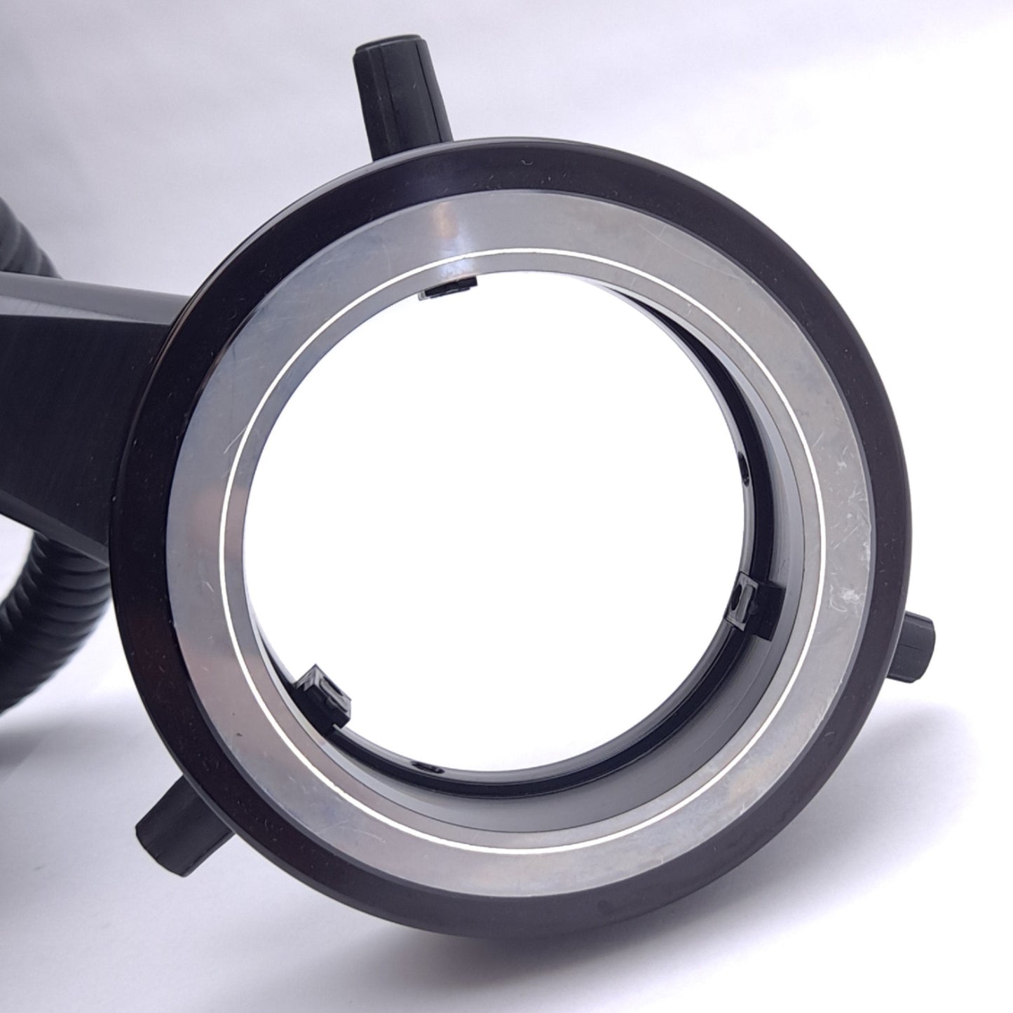 Used Schott Fiber Optic Ring Light for Microscope, ø64mm, ø9mm Bundle, 4m Length