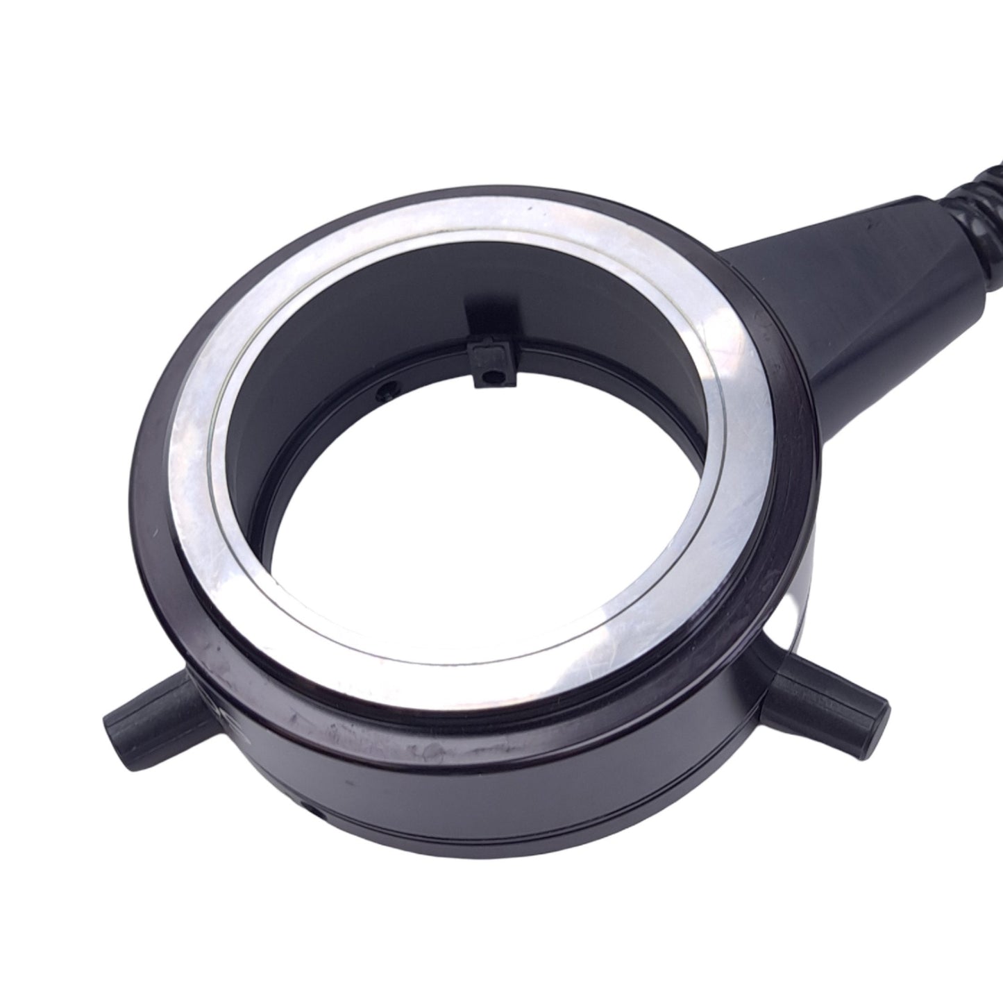 Used Schott Fiber Optic Ring Light for Microscope, ø64mm, ø9mm Bundle, 4m Length