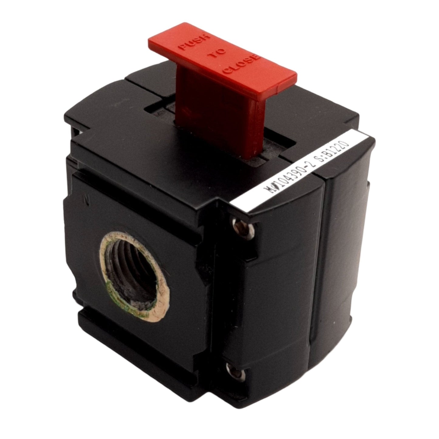 Used ARO 104390-2 Air Line Lockout Valve, NPT 1/4 inch Inlet/Outlet, 250psi