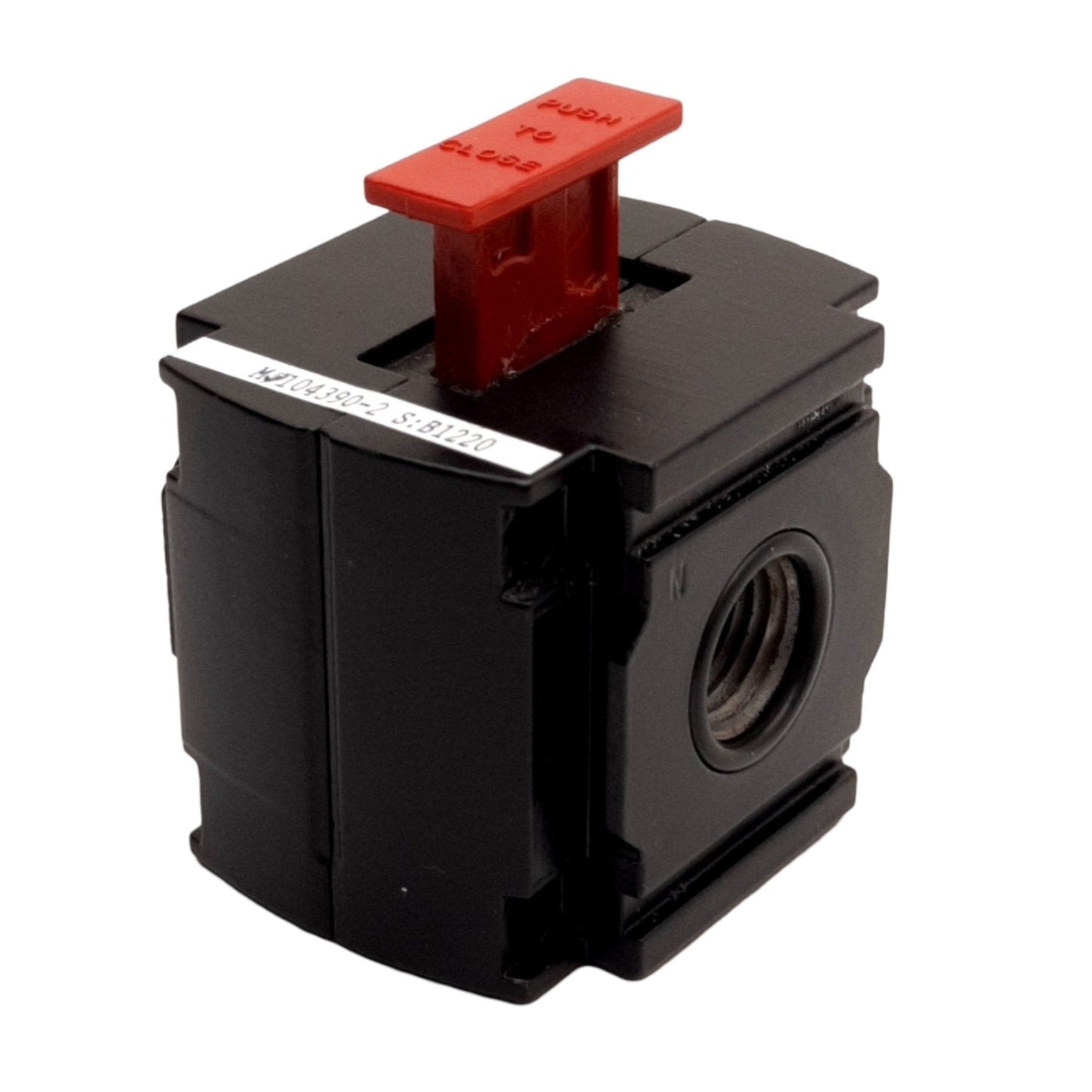 Used ARO 104390-2 Air Line Lockout Valve, NPT 1/4 inch Inlet/Outlet, 250psi