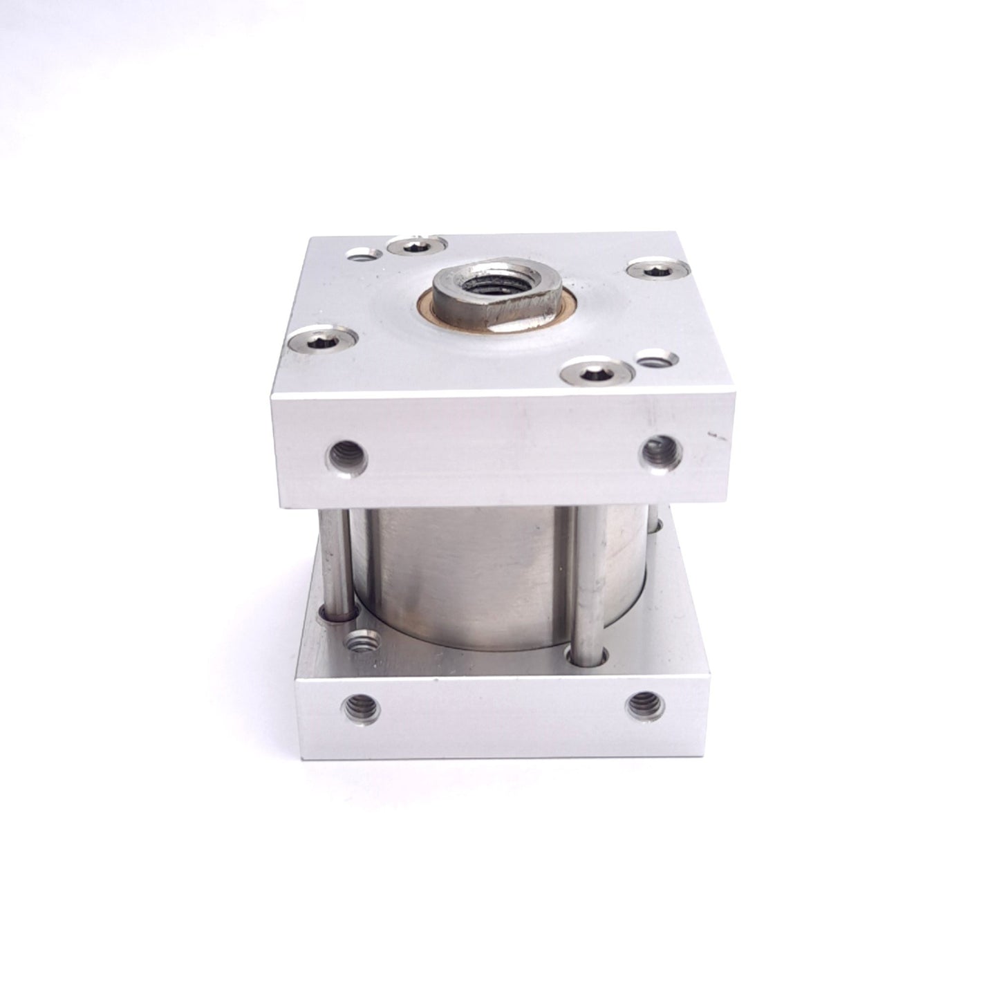 Used Bimba FS-170.75 Compact Square Cylinder, ø3in Bore, 0.75in Stroke, 1/8NPT 150psi