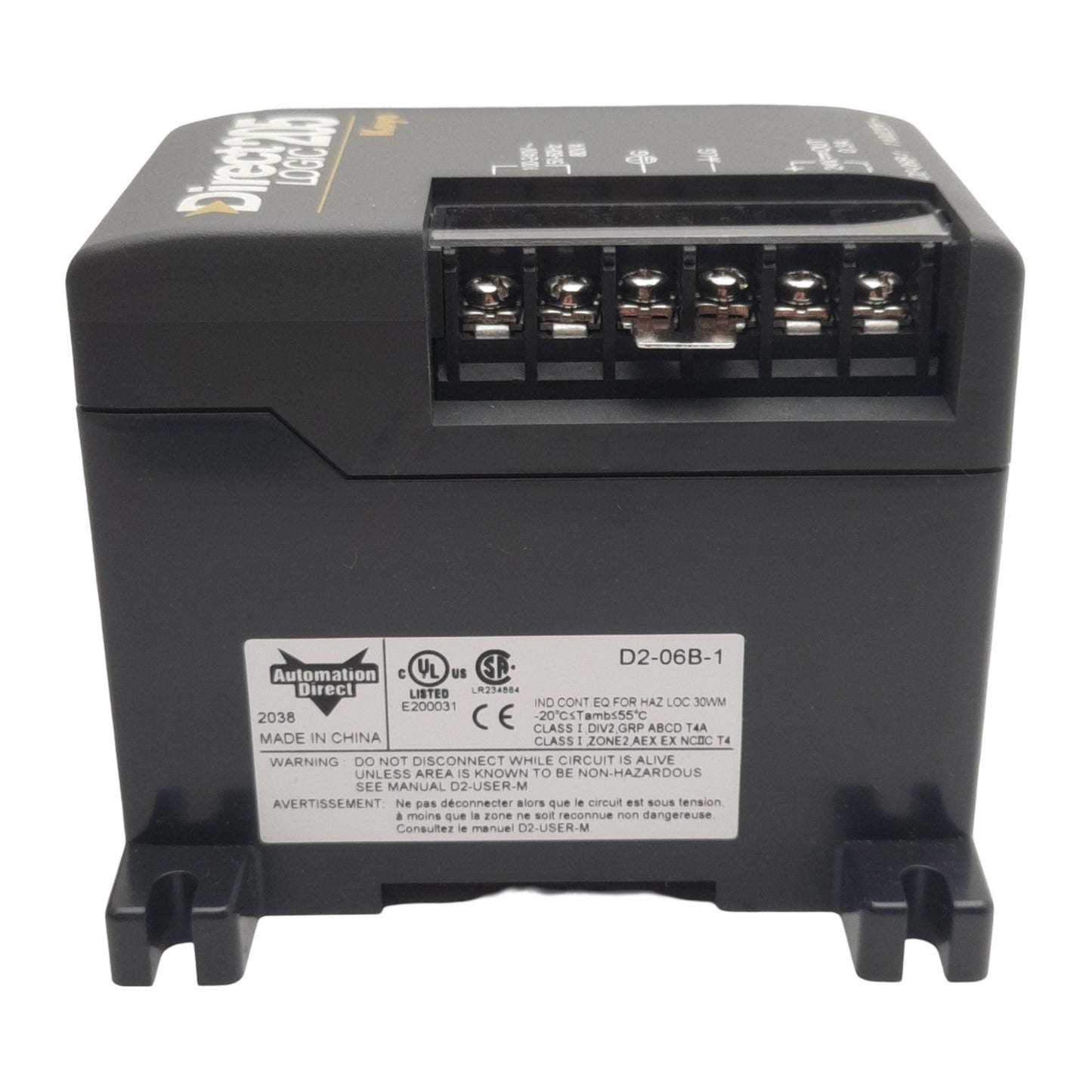 New Automation Direct D2-06B-1 Direct Logic 205 PLC Base Module, 6-Slot, 100-240VAC