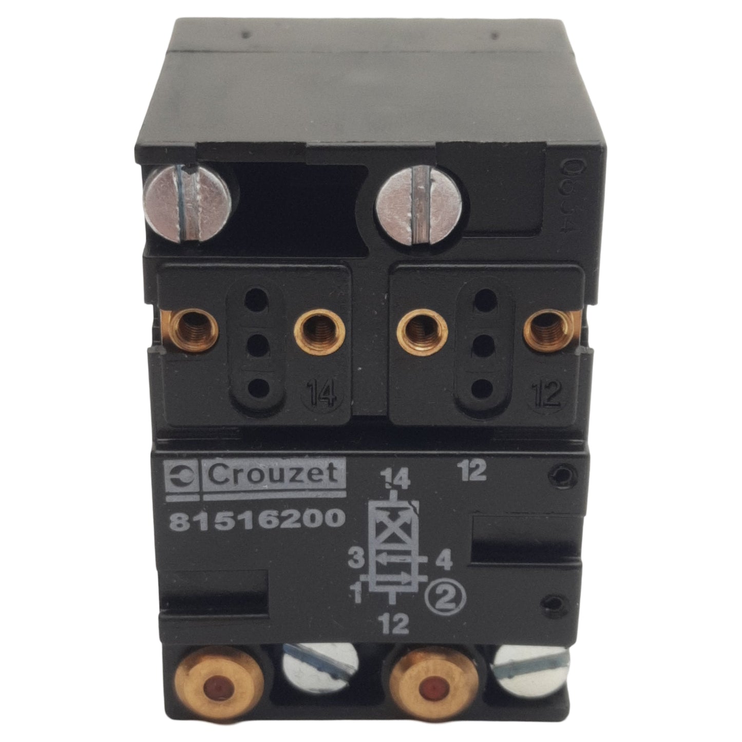 Used Crouzet 81516200 Pneumatic Control Valve Module, 4/2 Bistable, 2-8bar, 300Nl/min