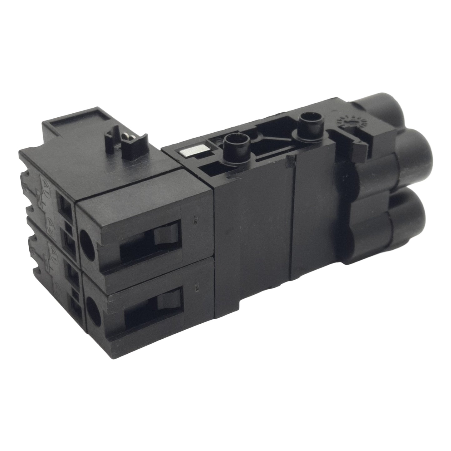 Used Crouzet 81517201 Sub-Base For Miniature Control Valves, ø6mm Tube, Cabinet Mount