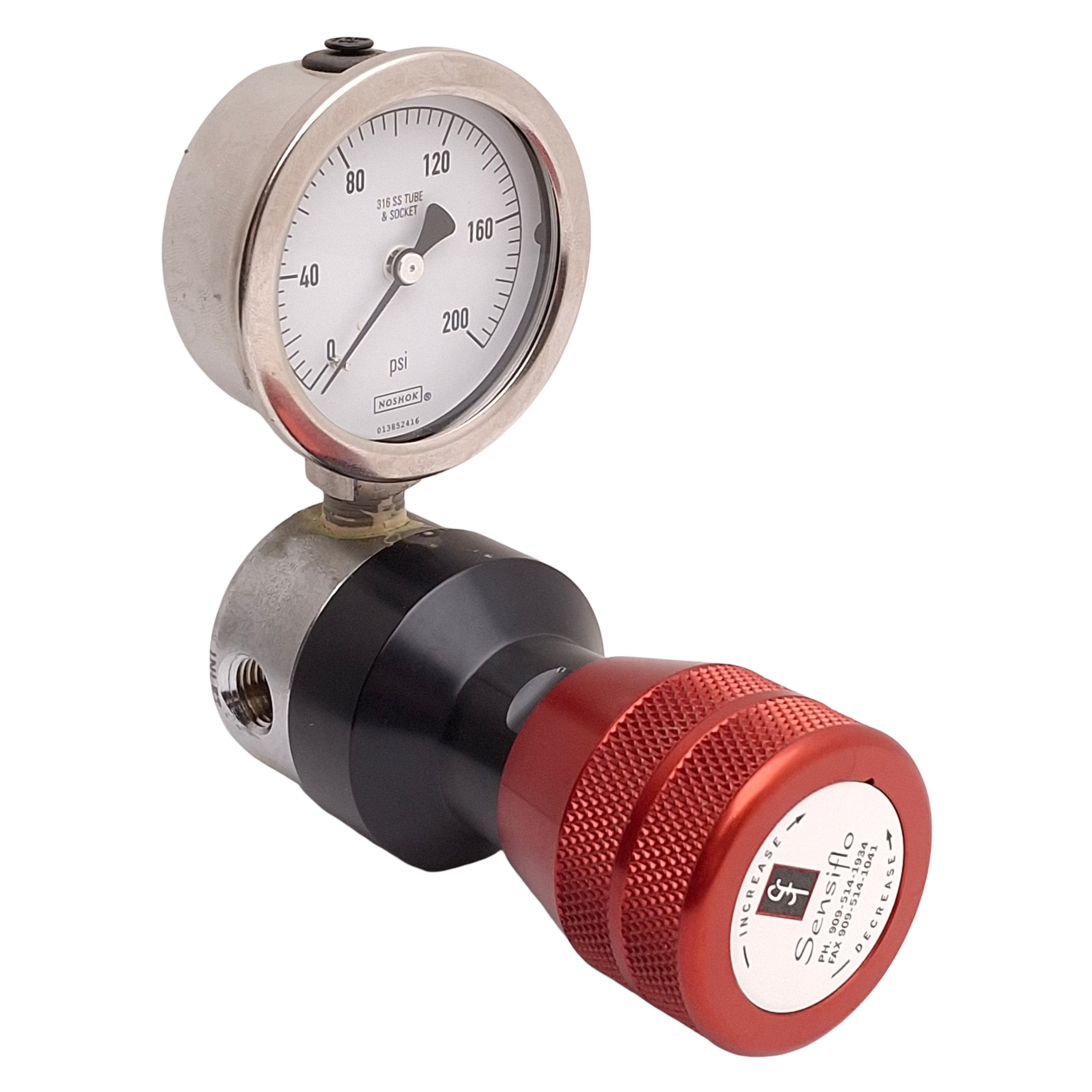 Cashco P12B1B715F00000A Sensiflo Pressure Regulator, 1/4 NPT, 3250p