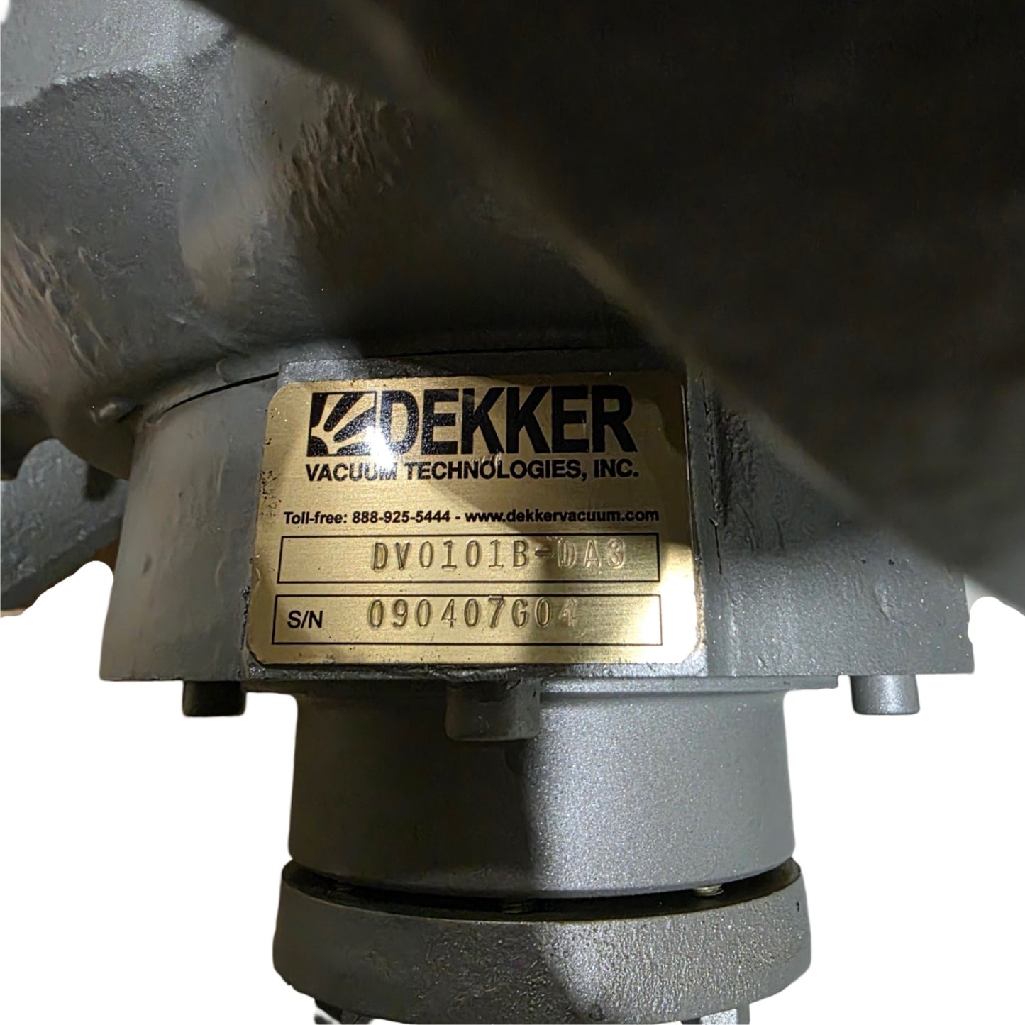 New Dekker DV0101B-DA3 Titan Two-Stage Liquid Ring Vacuum Pump 100CFM, 7.5HP, 29Hg