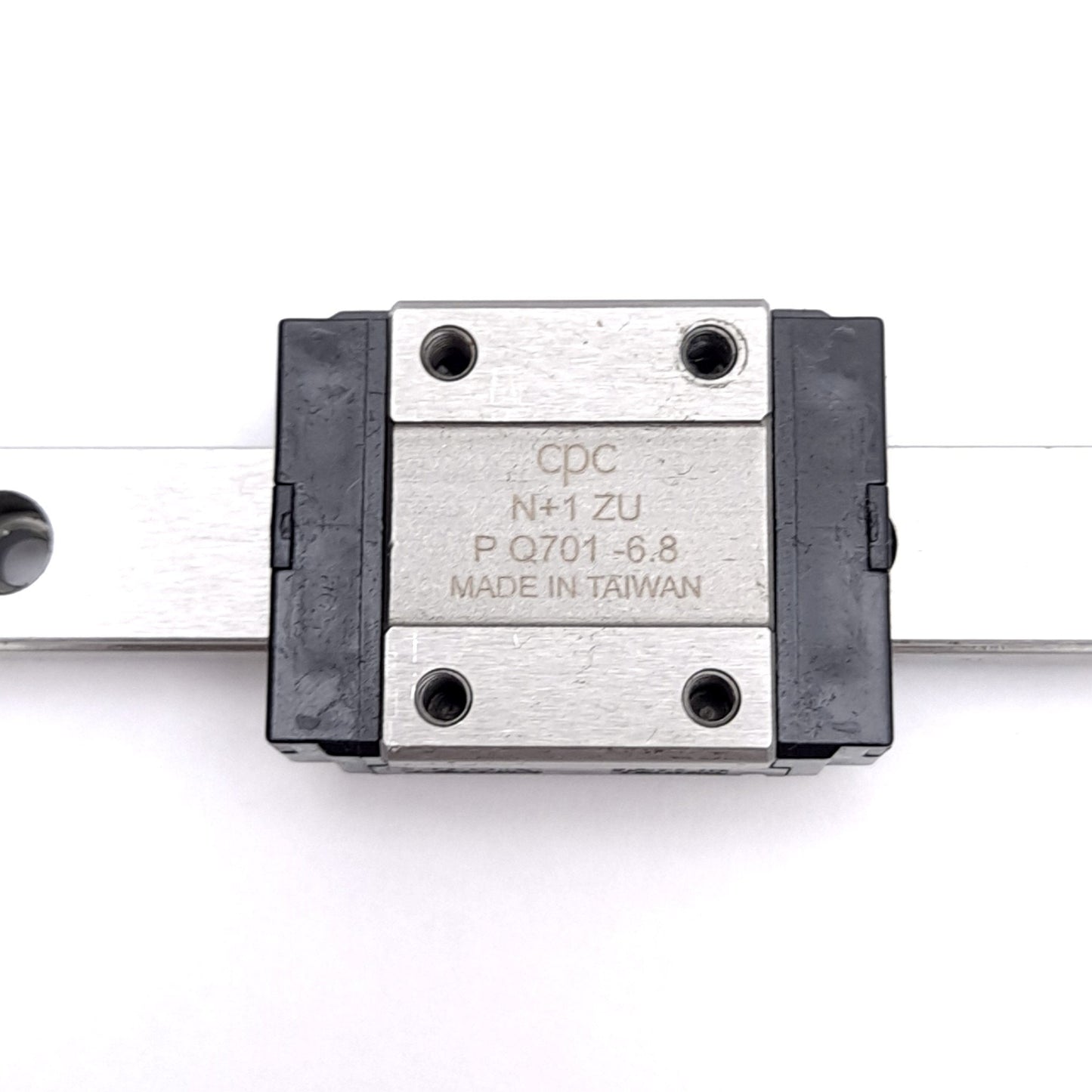 Used CPC MR12MN ZU (x2) Miniature Linear Guide Blocks w/ 12x260mm Rail, 4269N Max