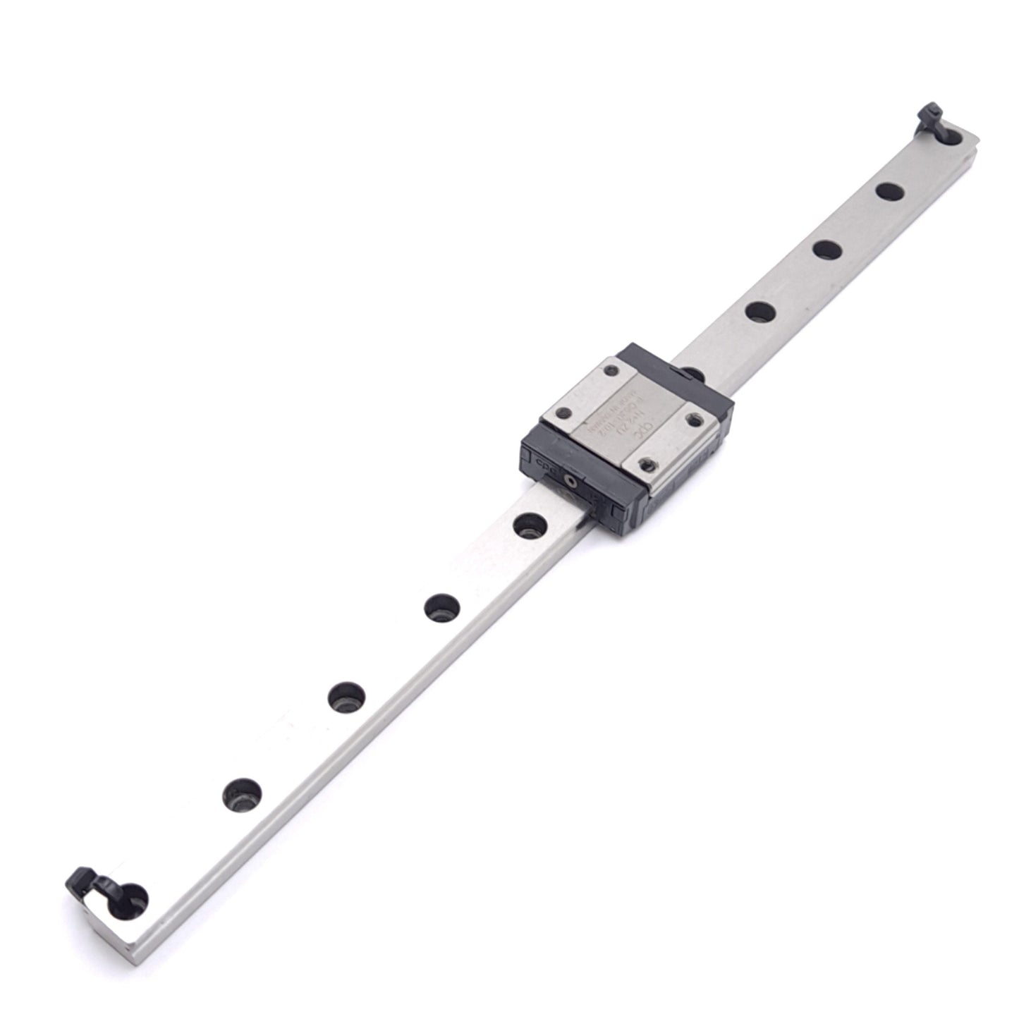 Used CPC MR12MN ZU Miniature Linear Guide Block w/ 12x260mm Rail, 4269N Max