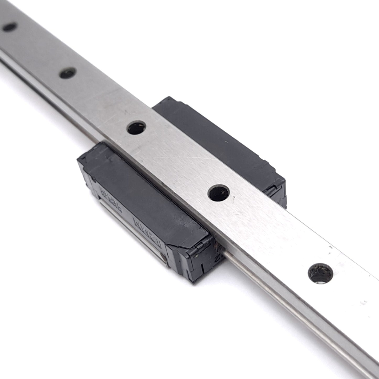 Used CPC MR12MN ZU Miniature Linear Guide Block w/ 12x260mm Rail, 4269N Max