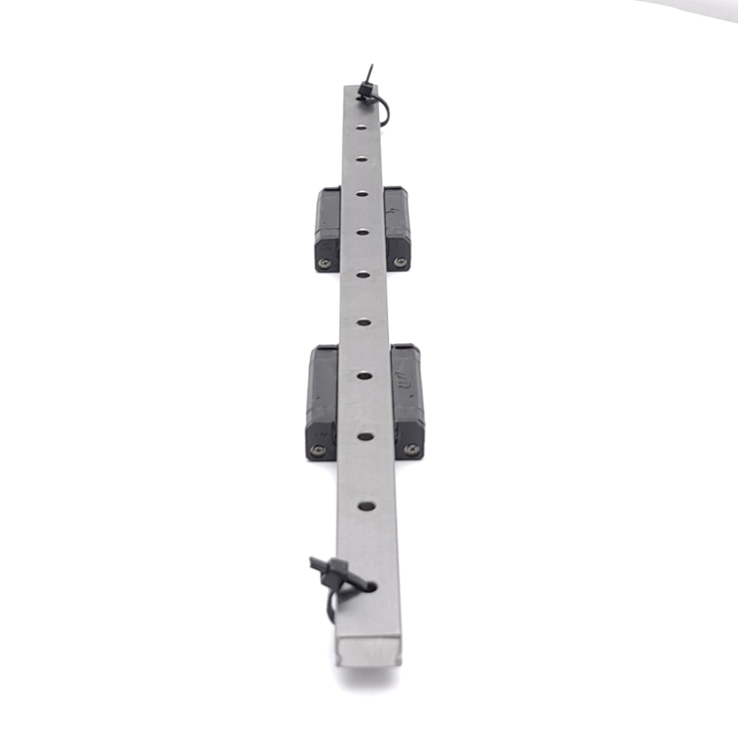 Used THK 2 SRS12M 275L Caged Ball Linear Guide Blocks w/ 12x275mm Rail, 4kN Max