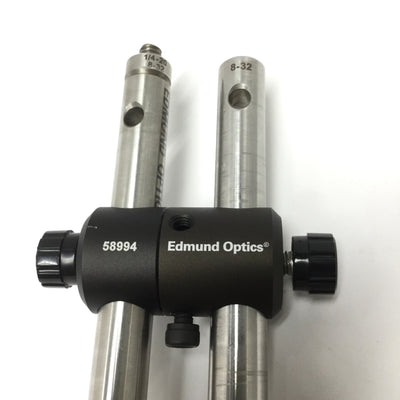 Used Edmund Optics 58-994 Techspec Rotatable Right-Angle Clamp w/ Posts Ø12.7mm