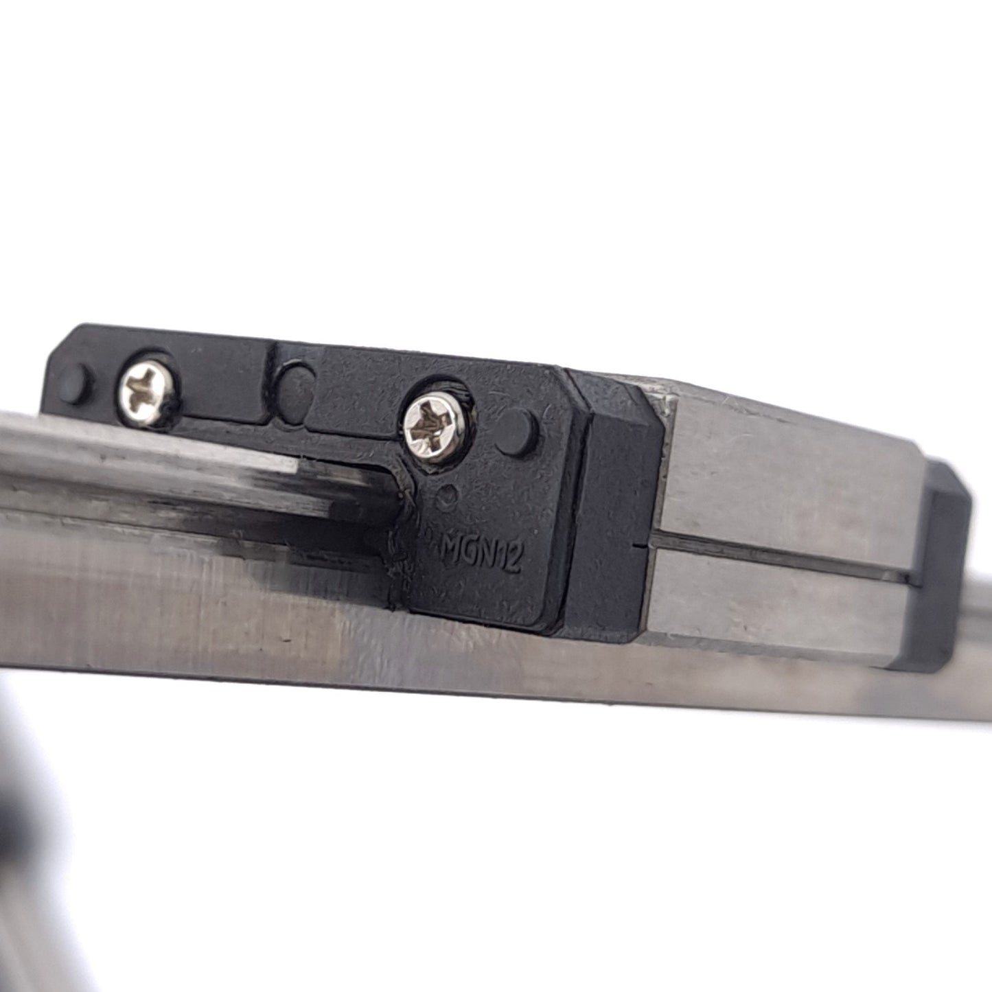 Used Hiwin MGN12 (2x) Ball Bearing Linear Guide Blocks w/ 12x293mm Rail, 3.92kN Max