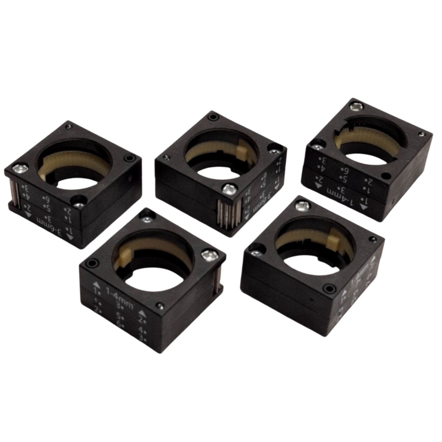 New Lot of 5 Siemens 3SB3 931-00A Pushbutton Operator Holder, 22mm Size