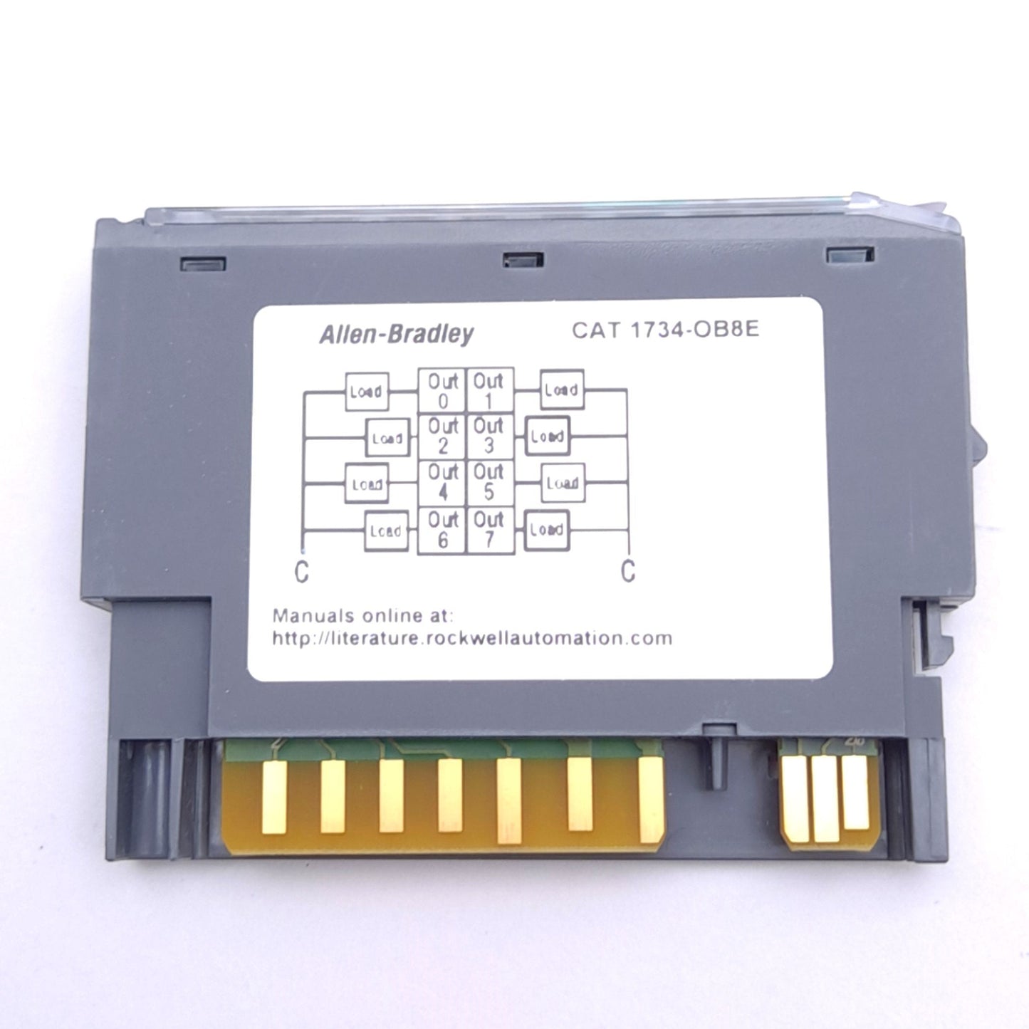 New Allen Bradley 1734-OB8E C POINT I/O Digital Output Module, 8-Output, 24VDC