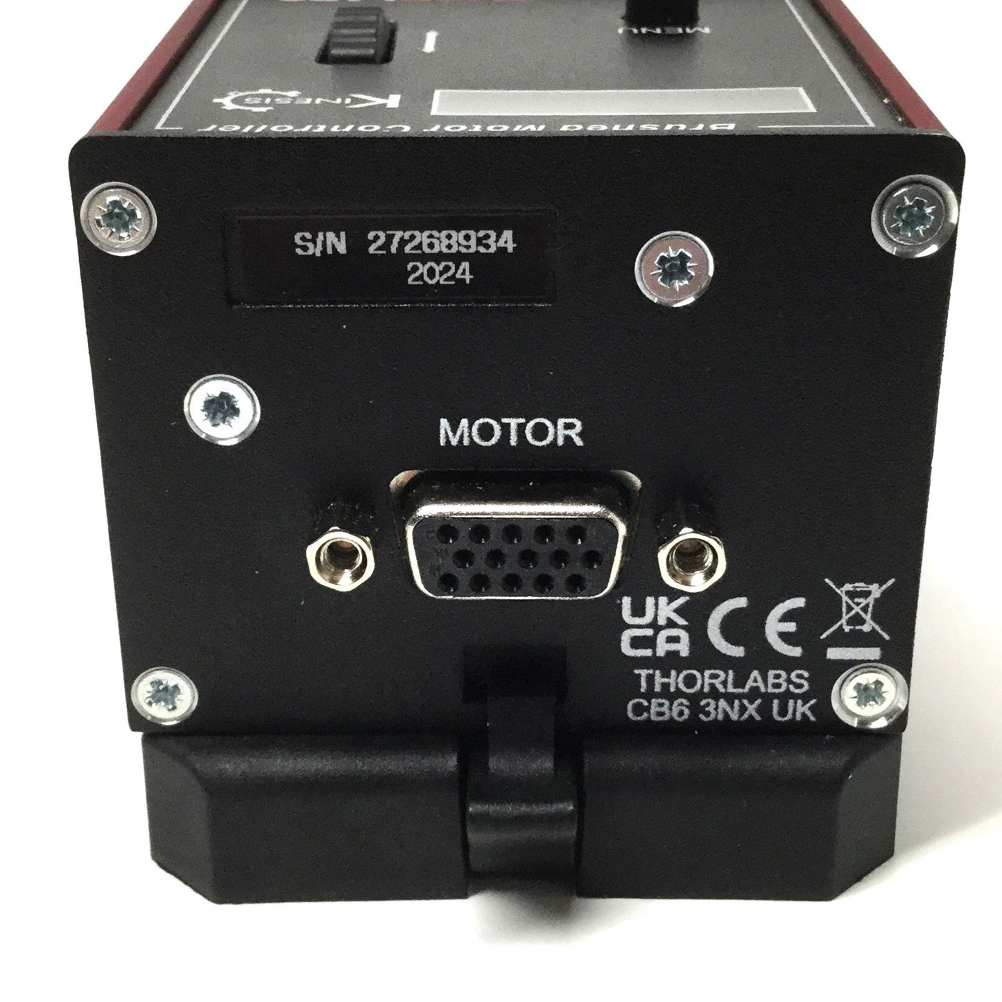 Used Thorlabs KDC101 K-Cube Brushed DC Servo Motor Stage Single-Axis Controller 15VDC