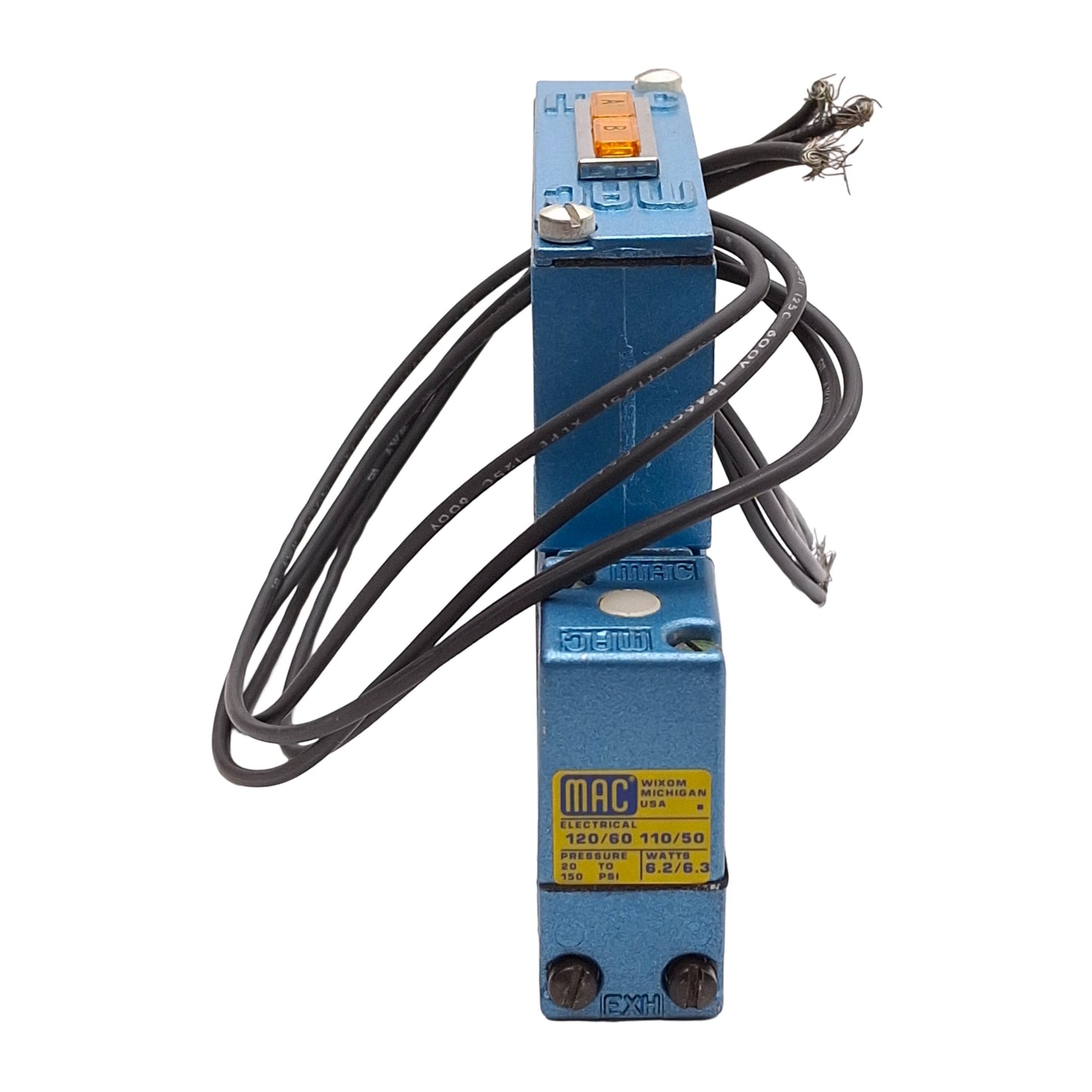New MAC 821C-PM-111D-142 Solenoid Valve, 5/2 Double Operator, 20-150PSI, 120VAC Coil