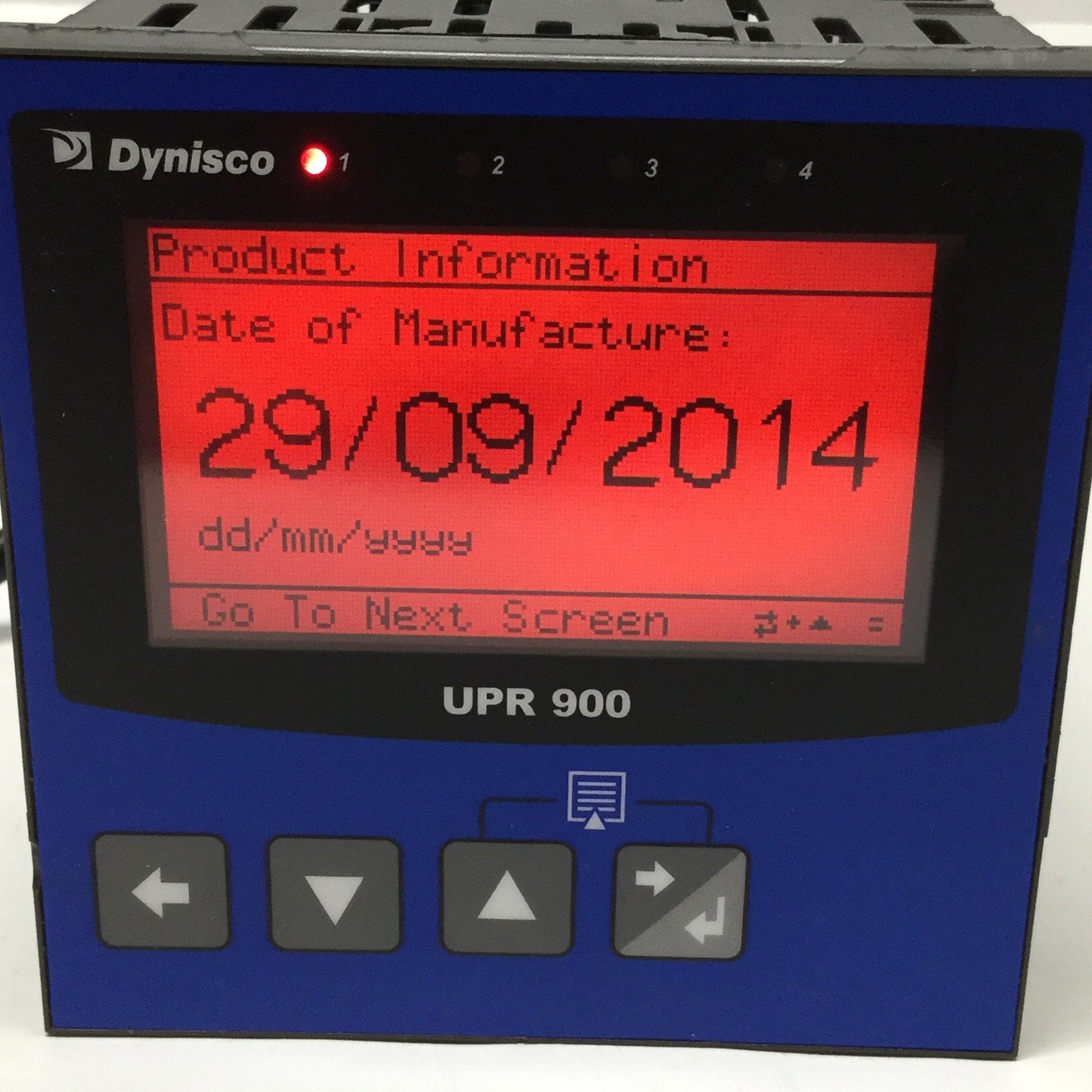 Used Dynisco UPR900 Strain Gauge Melt Pressure/Process Indicator Analog Out, 3x Relay