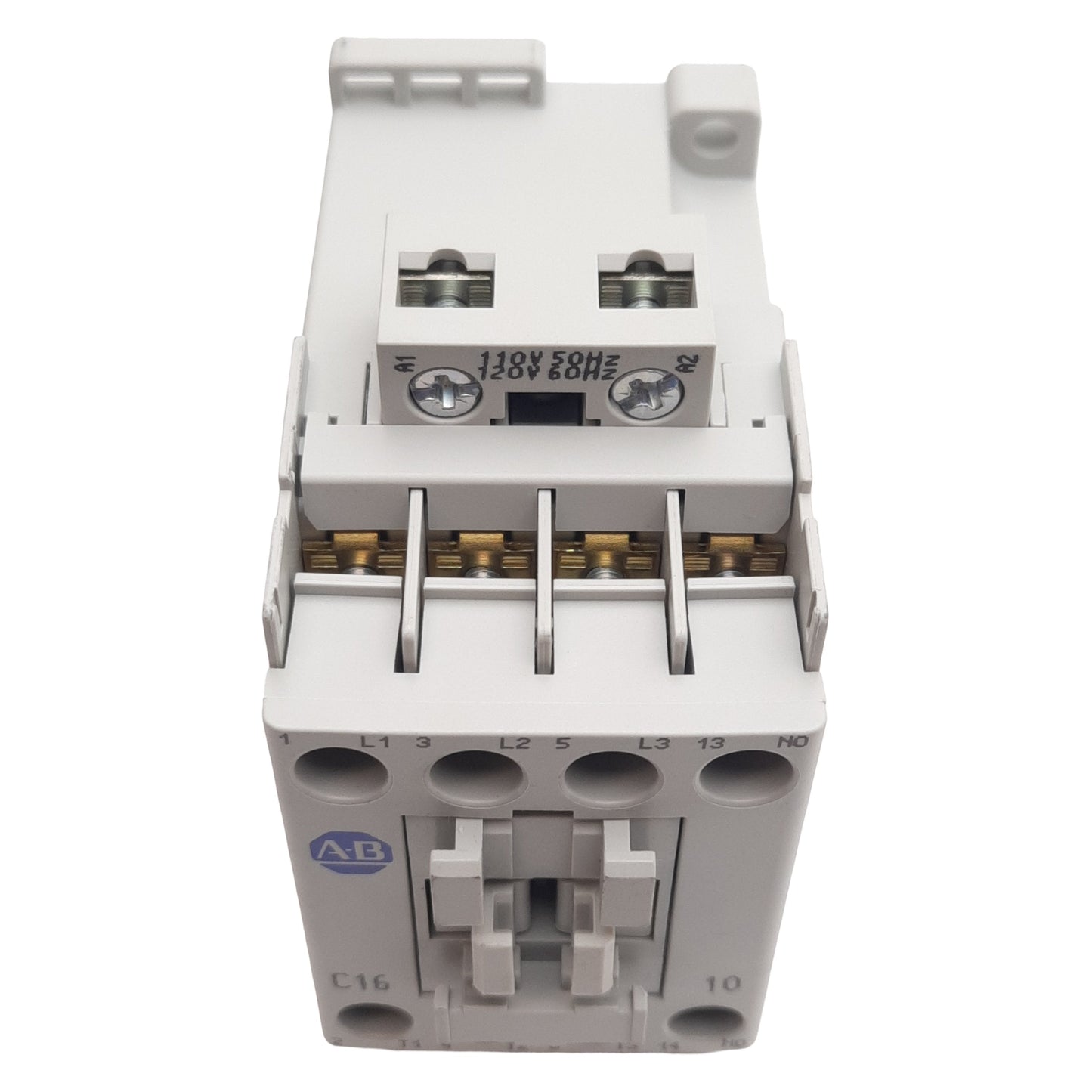 New Allen Bradley 100-C16D10 Contactor, 3-Pole + 1NO, 30A 600VAC, 110/120VAC Coil