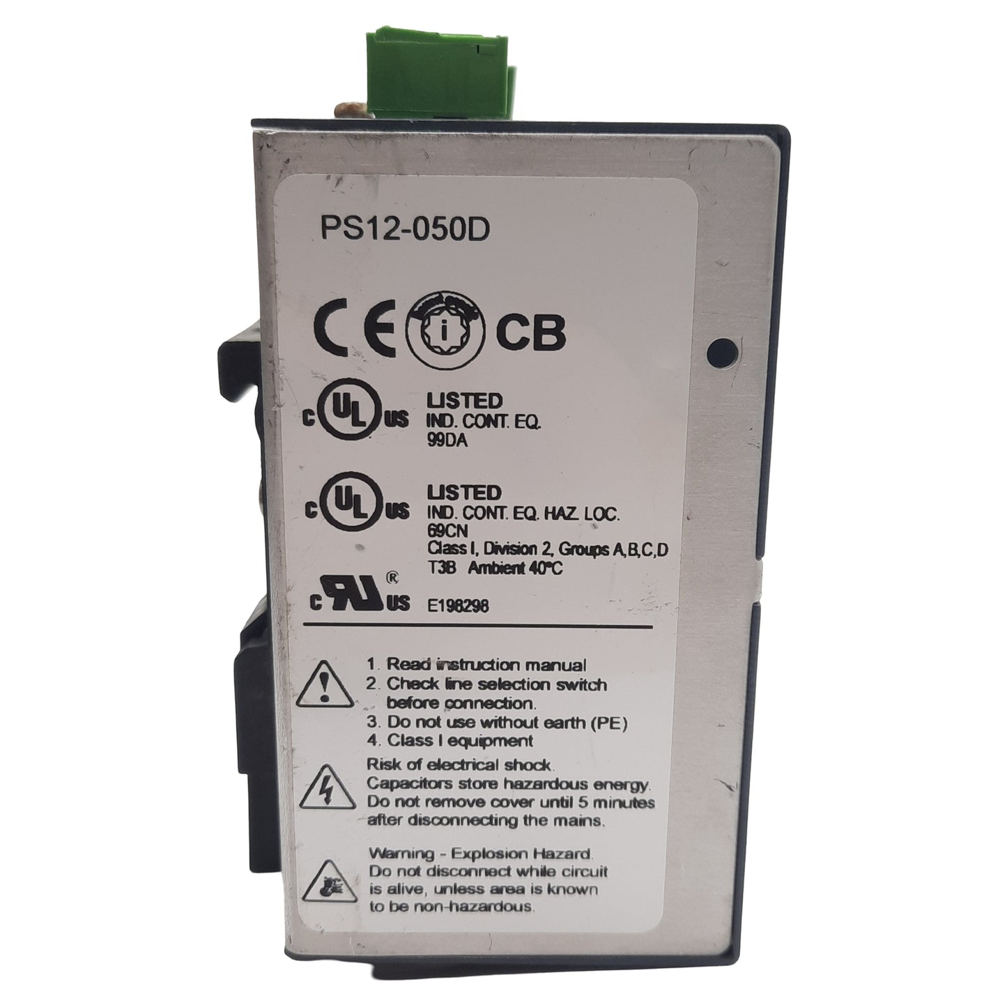 Used Automation Direct PS12-050D Power Supply 1-Phase, 100-240VAC In, 12VDC 3.5A Out