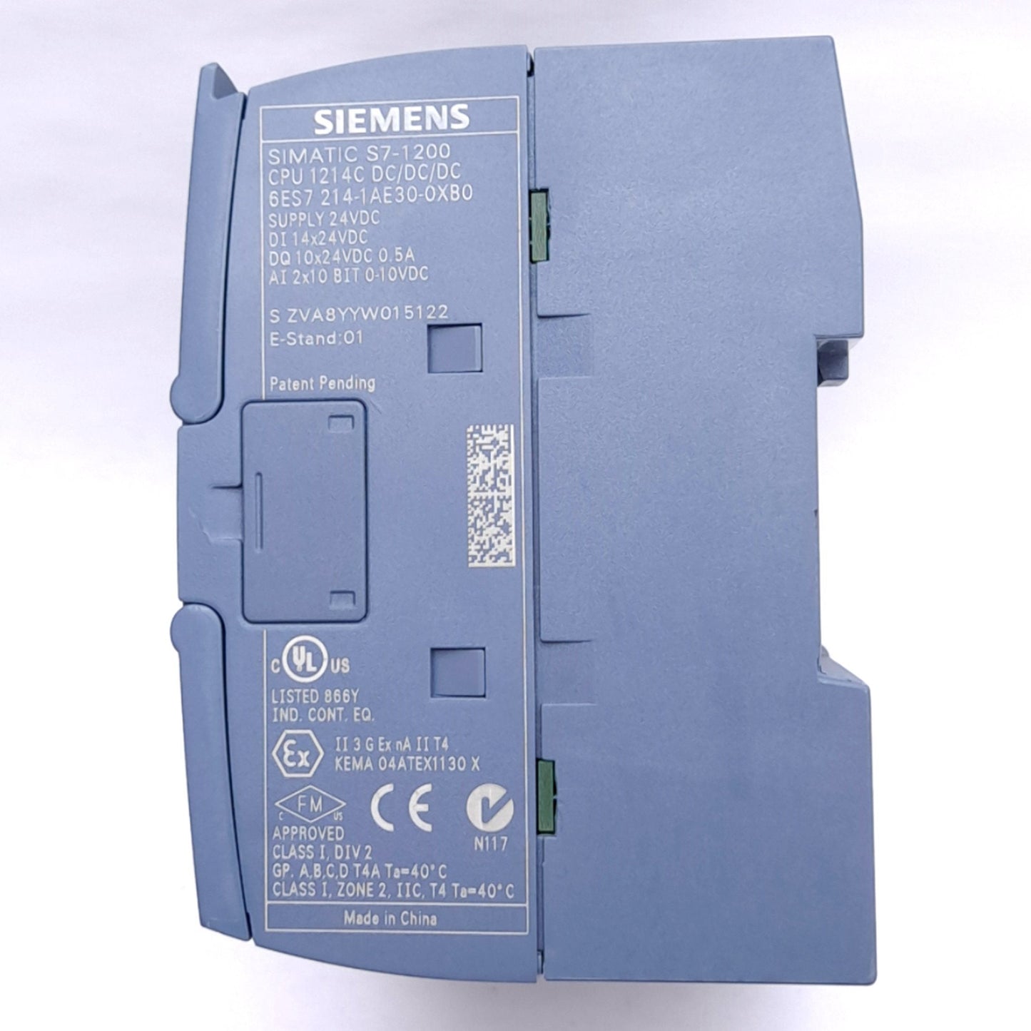 Used Siemens 6ES7 214-1AE30-0XB0 SIMATIC S7-1200 PLC Processor, 24VDC, 16 In, 10 Out