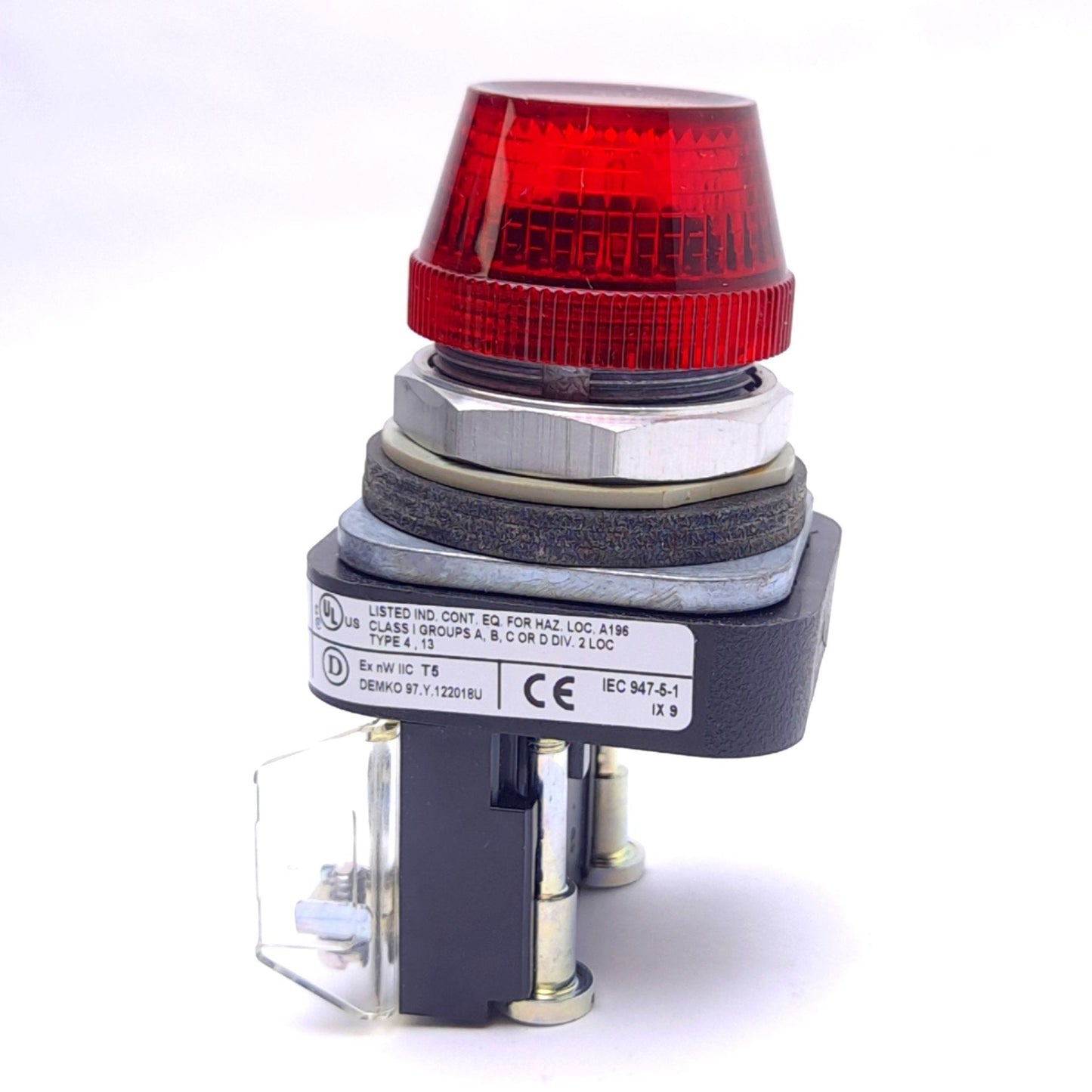 New Allen Bradley 800T-Q24R Red Pilot Light, ø30mm, 24VAC/DC Input, Incandescent