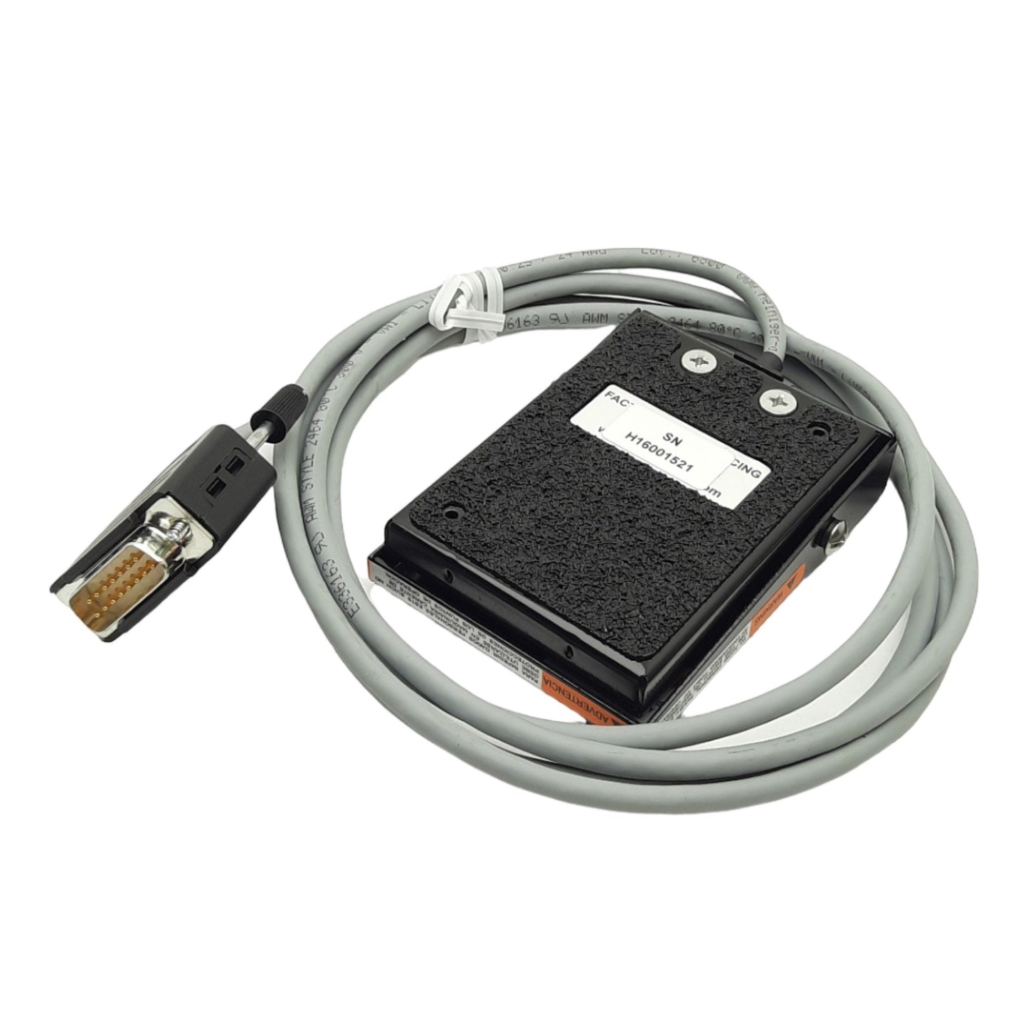 New Cole-Parmer IS10039A Momentary Foot Switch, 15A 1/2HP 125-250VAC, D-Sub 15P Male