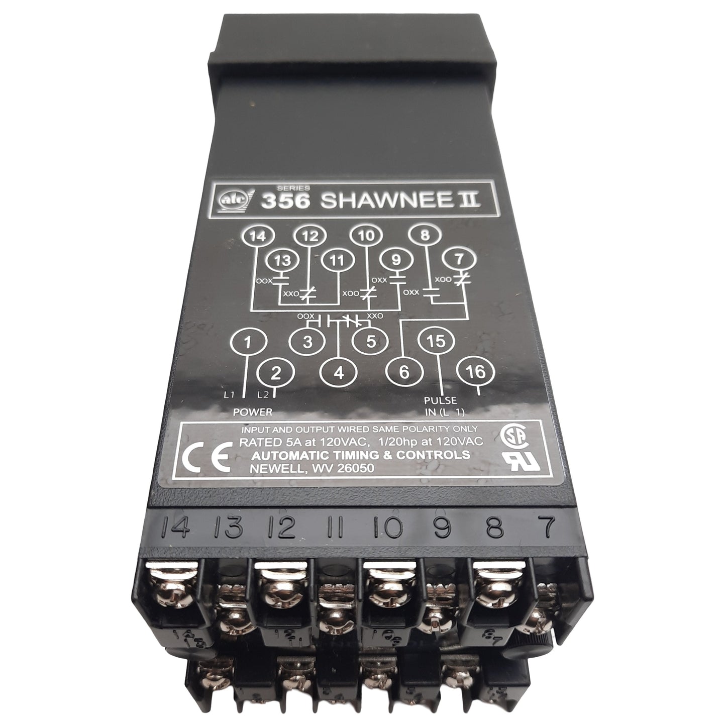 New ATC 356C350Q30PX Long Ranger Timer, 120VAC, 1s-9999hr, Relay Output DPDT