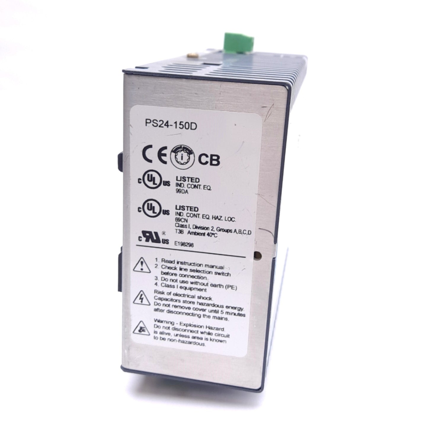 Used Automation Direct PS24-150D Power Supply, 115/230VAC In, 24VDC 6A Out, 150W Max
