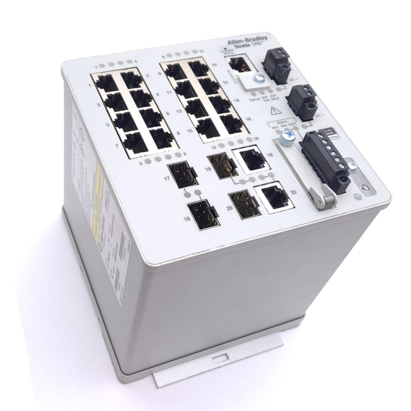 Used Allen Bradley 1783-BMS20CA A Stratix 5700 Ethernet Switch, 20 Port, 12-48VDC