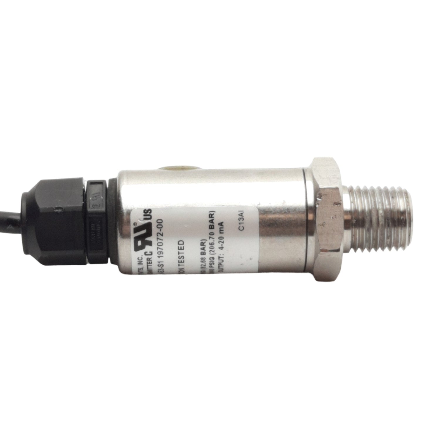Used Dwyer 628-22-GH-P1-E3-S1 Pressure Transmitter 0-600psig, 4-20ma Output, 10-30VDC