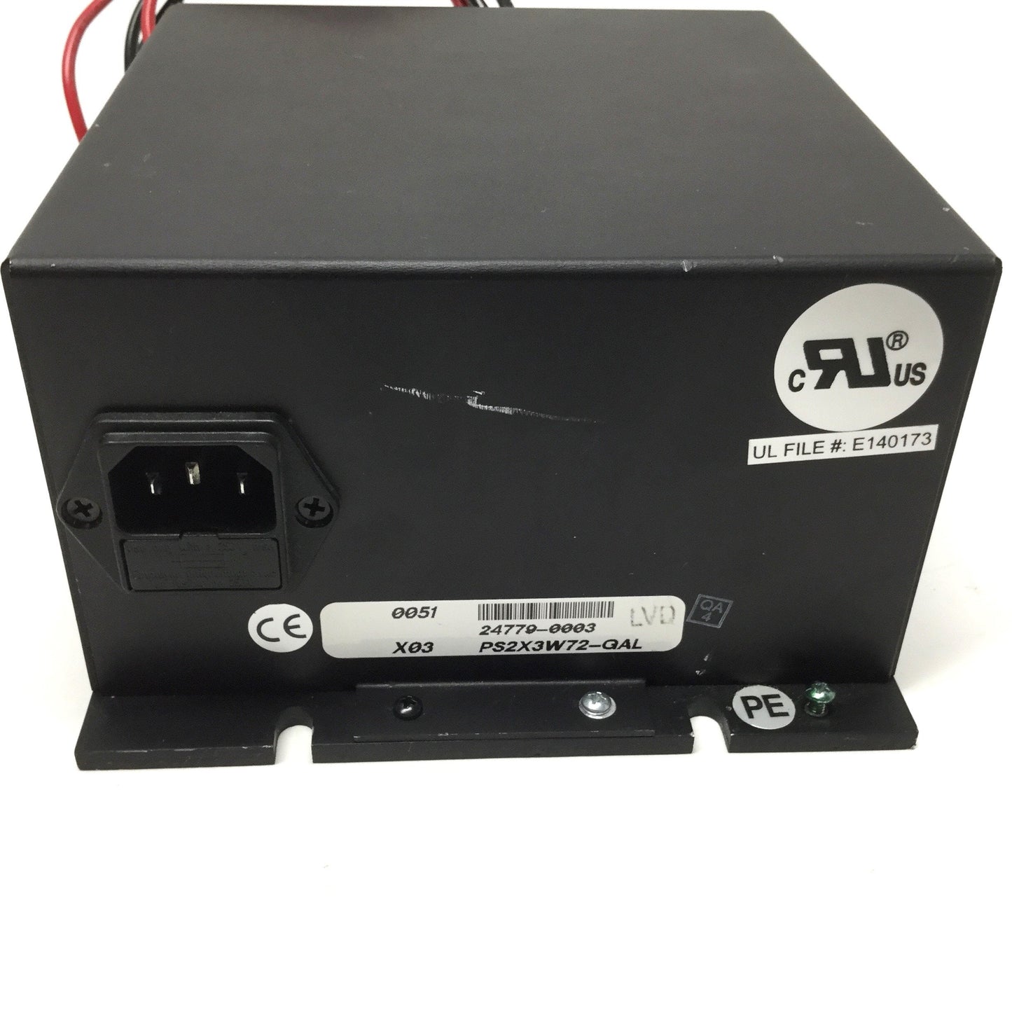 Used Galil Motion PS2X3W72-GAL Servo Drive Power Supply 120VAC In, 72VDC 3A 220W Out