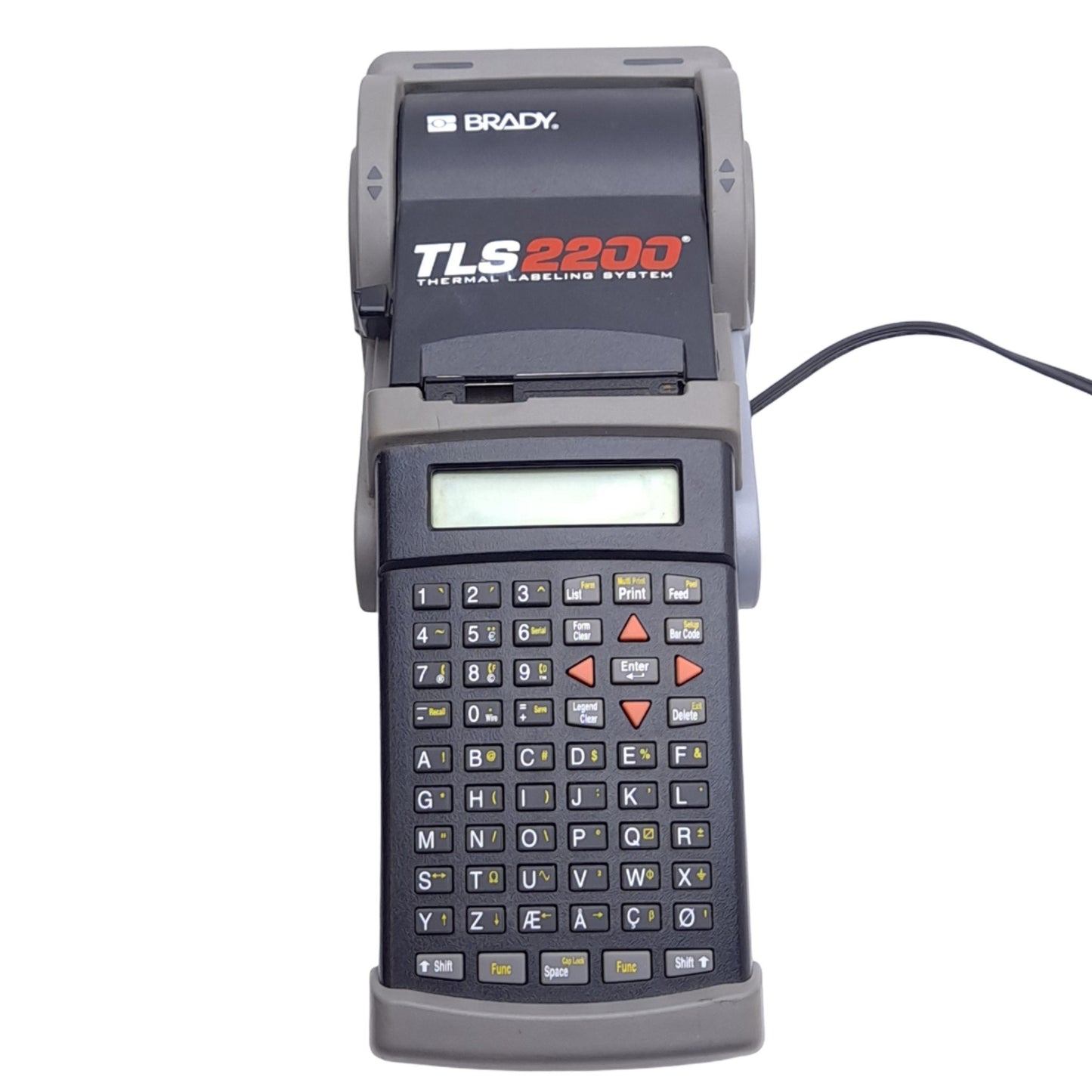 Used Brady TLS2200 Portable Thermal Label Printer System w/ Adapter, 2" Label, 203dpi