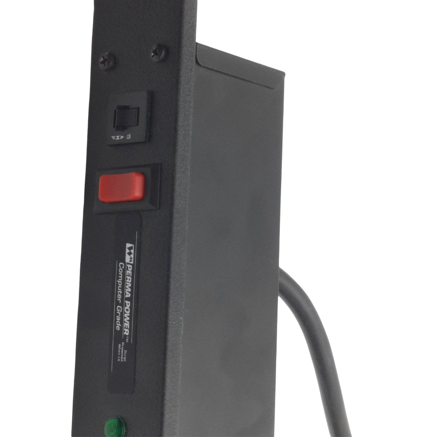 Used PermaPower R5BZ-15 Surge Protector, 6-Outlet, 120V AC Input,10 FT cable, 1U