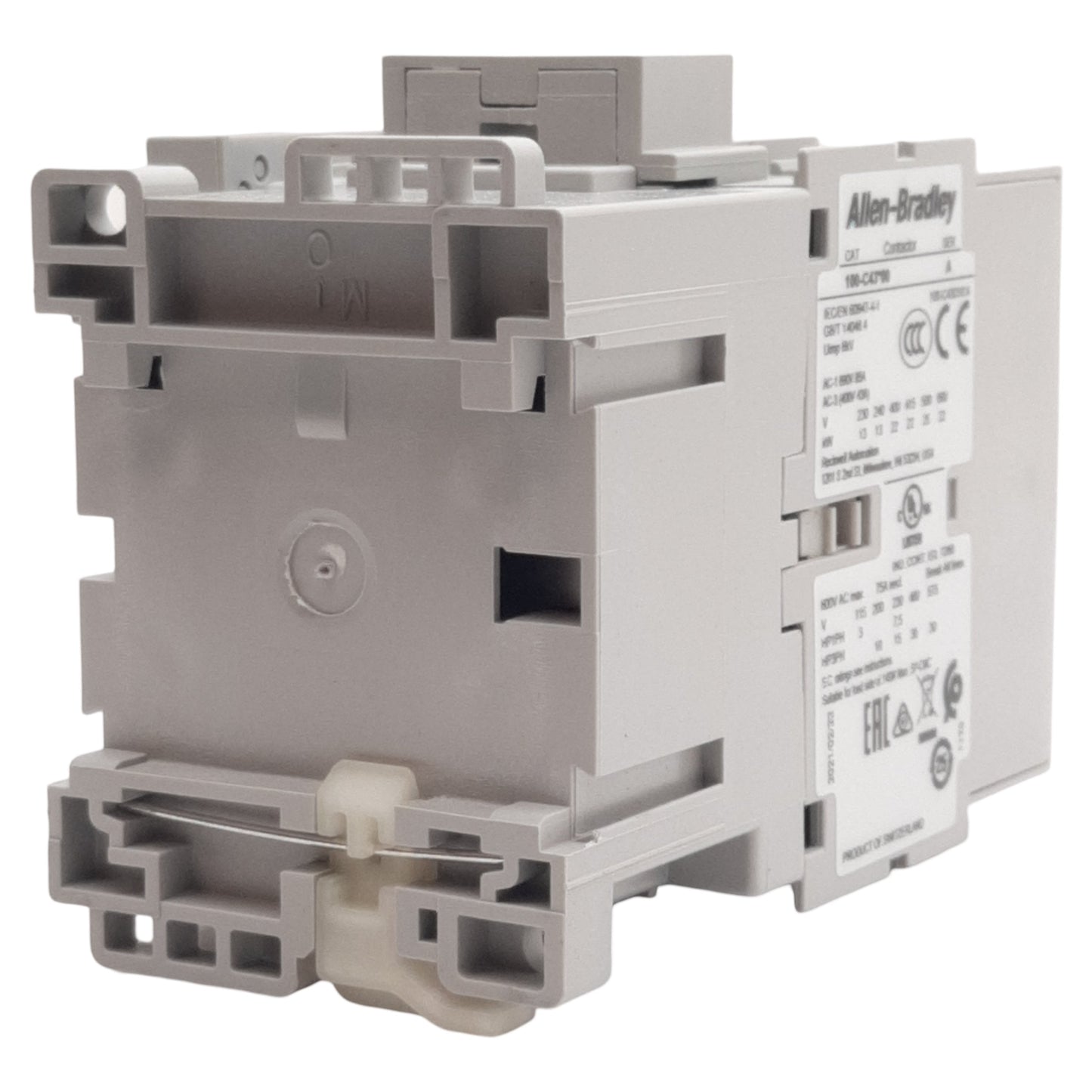 New Allen Bradley 100-C43D10 Contactor, 3-Pole + 1NO, 43A 600VAC, 110/120VAC Coil