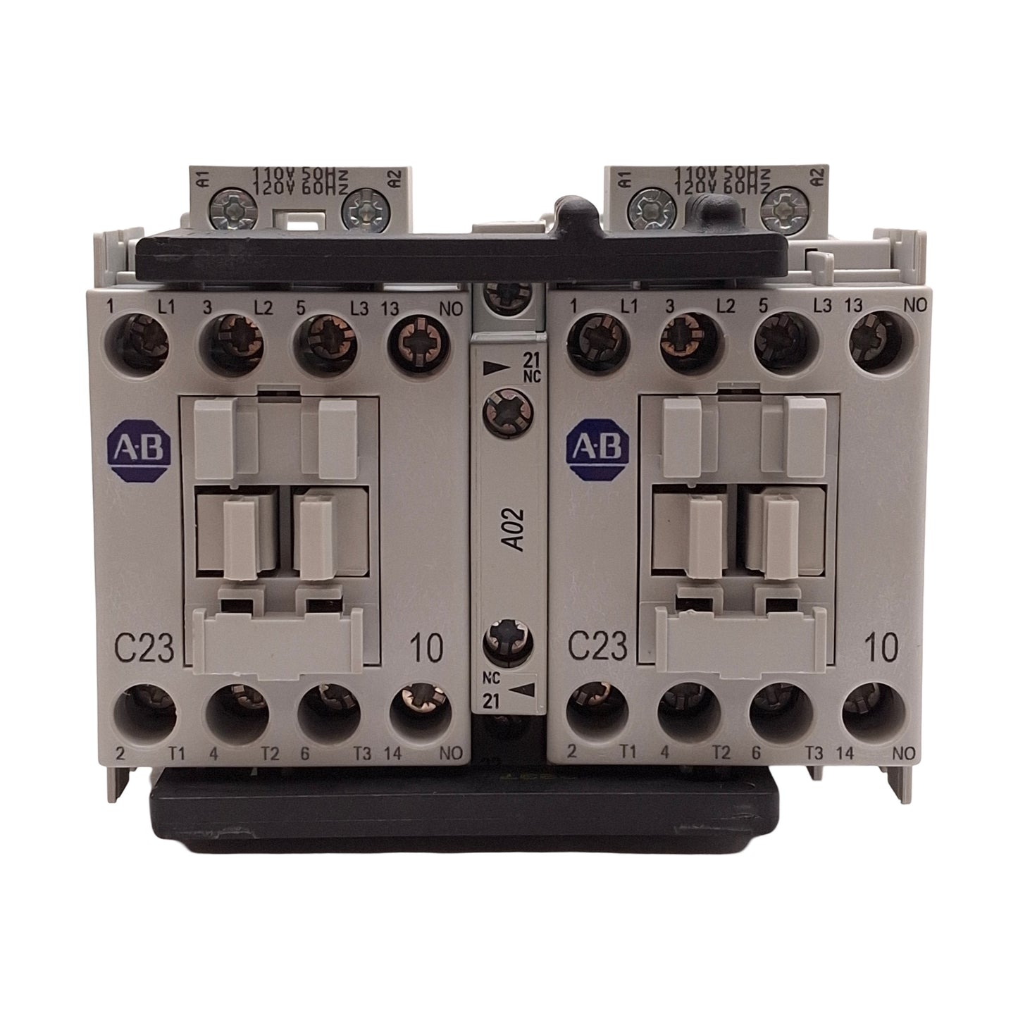 New Allen Bradley 104-C23D22 IEC Reversing Contactor 3-Pole 2NO+2NC, 23A 400VAC 11kW