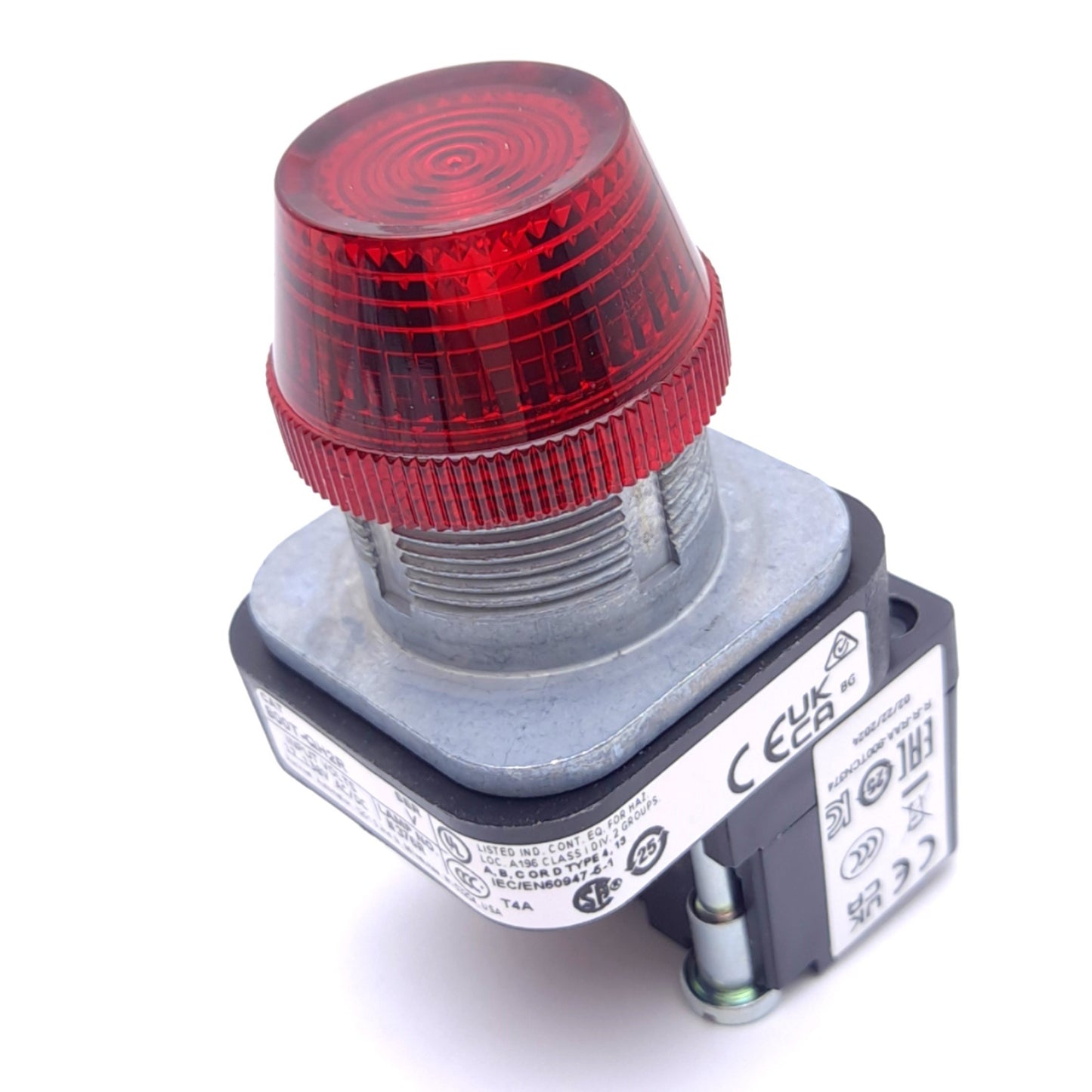 New Allen Bradley 800T-QH2R Indicator Pilot Light, ø30mm, 12-130V AC/DC, LED, Red