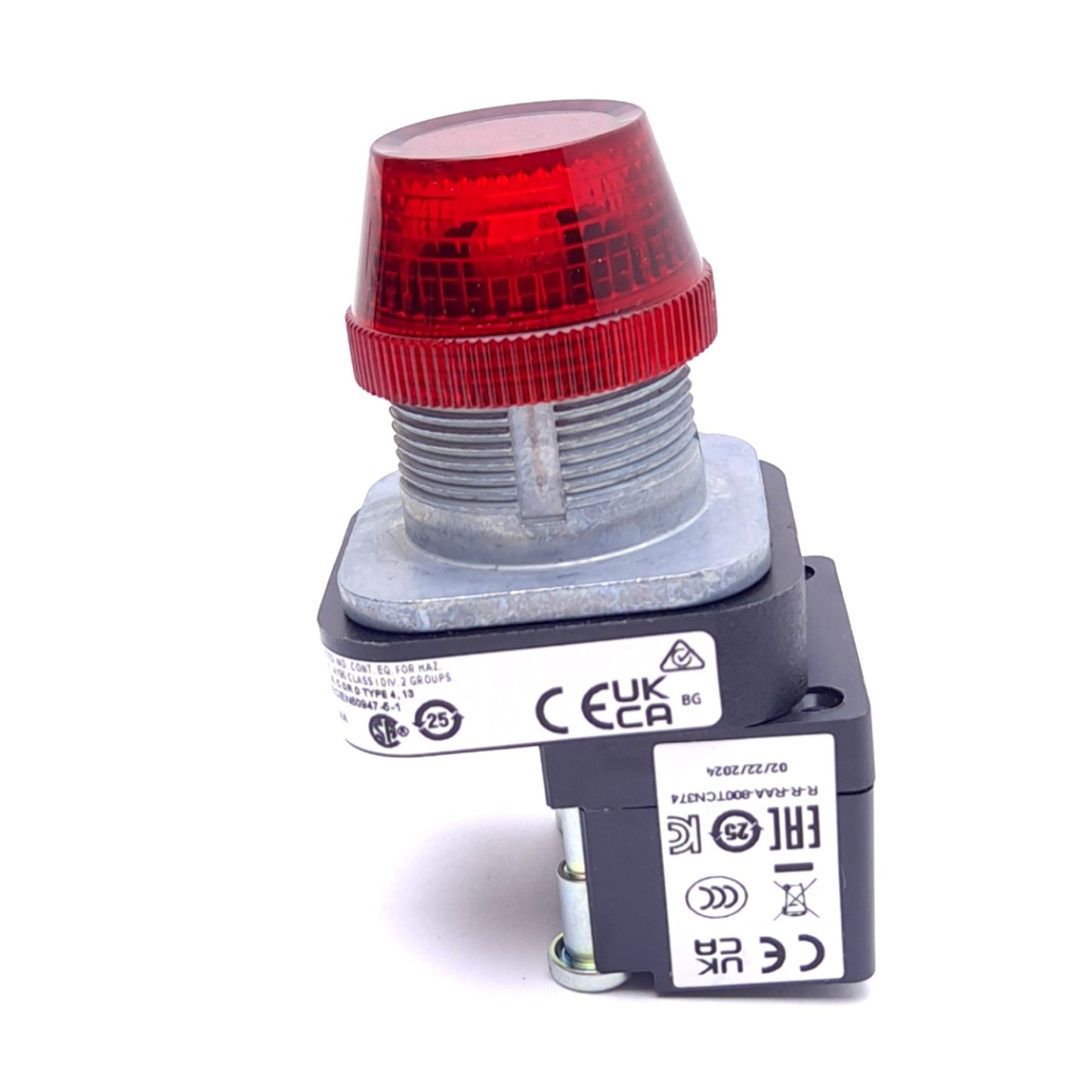New Allen Bradley 800T-QH2R Indicator Pilot Light, ø30mm, 12-130V AC/DC, LED, Red
