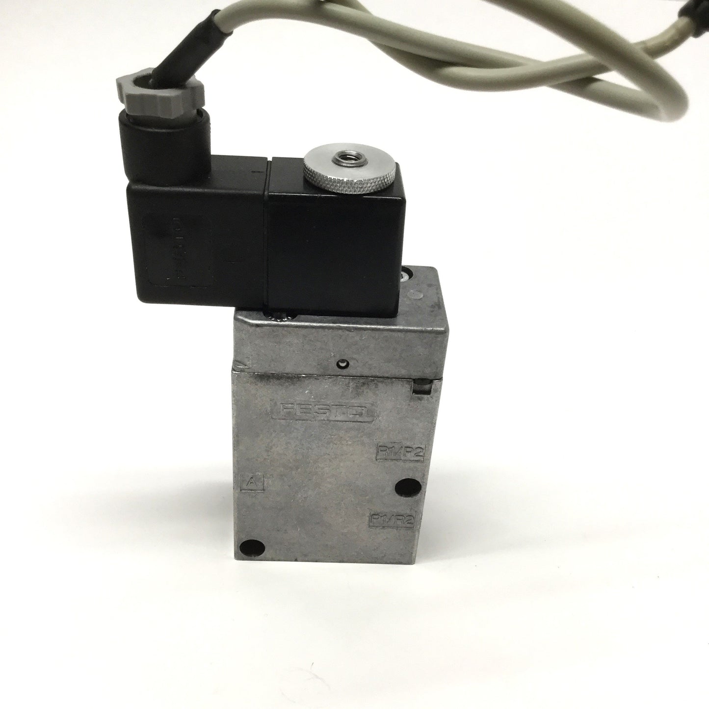 Used Festo MFH-3-1/4-S 7959 Solenoid Valve, 3-Port 2-Position, 24VDC / 42VAC Coil