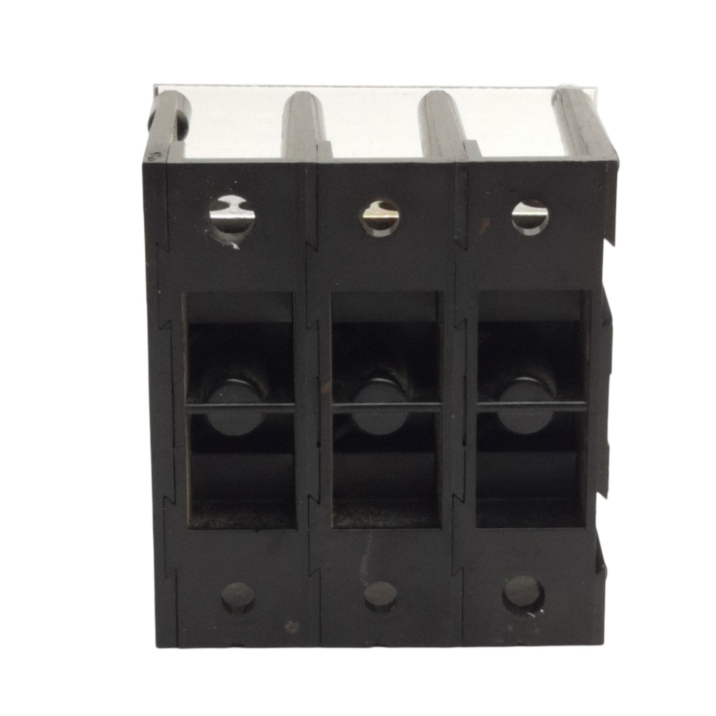 Used Gould Shawmut 63133 PDB Power Distribution Block 3-Pole, 4x Line Out, 600V 175A