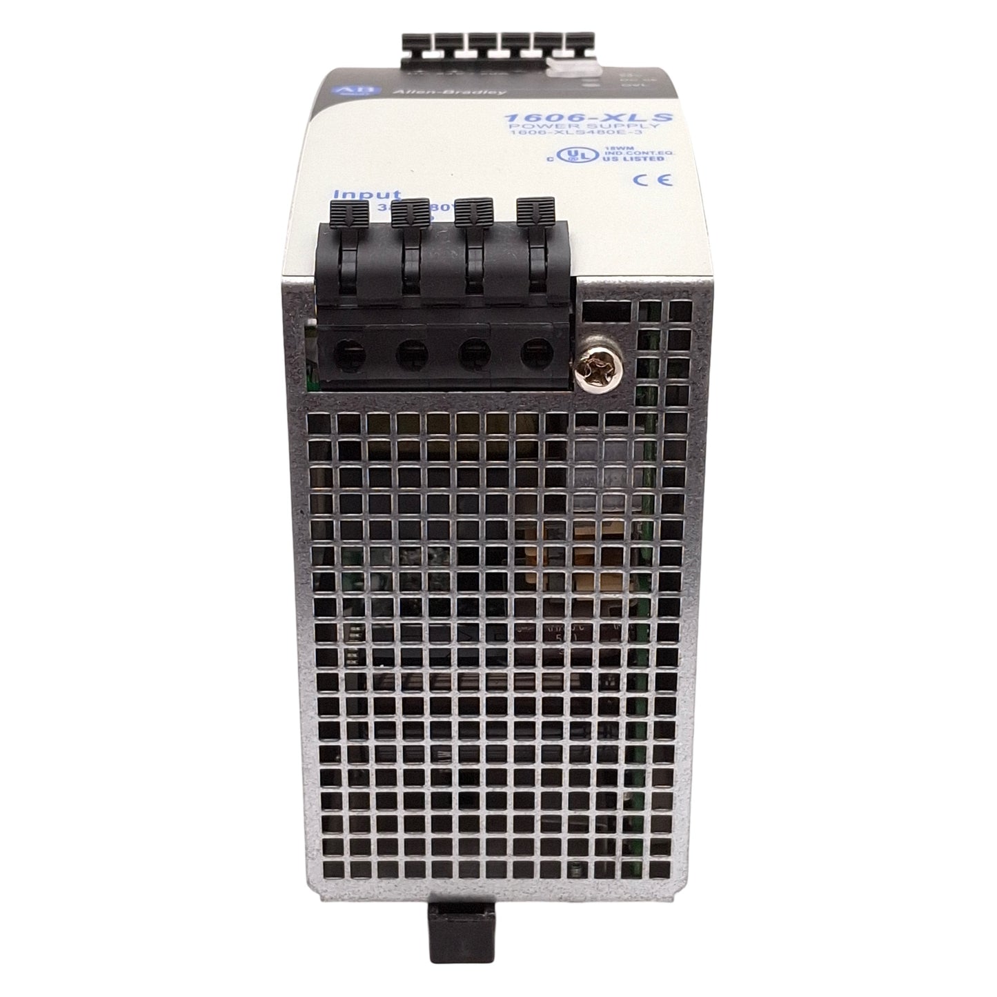 New Allen Bradley 1606-XLS480E-3 PLC Power Supply, 3Ø 380/480VAC In, 24VDC Out, 480W