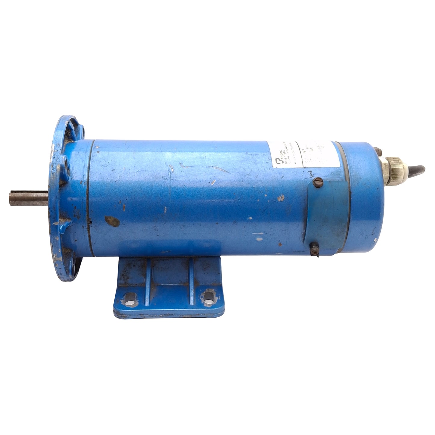 Used Pacific Scientific SR3642-4822-2-7-56HC-CU DC Motor, 90VDC 4.7A 1/2HP, 56C Frame