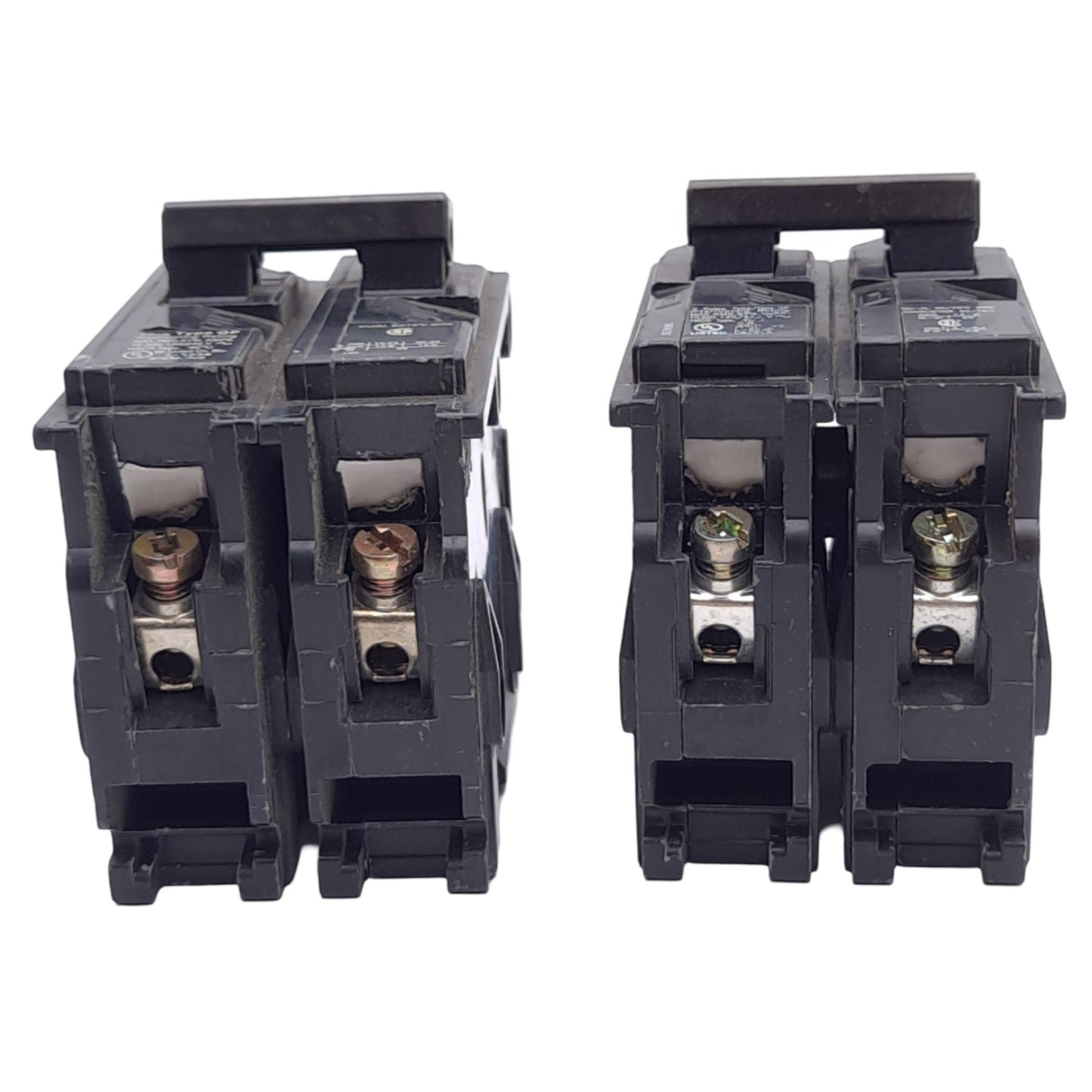 Used Lot of 2 Siemens Q220 Circuit Breakers, 2-Pole 20A, 120/240VAC