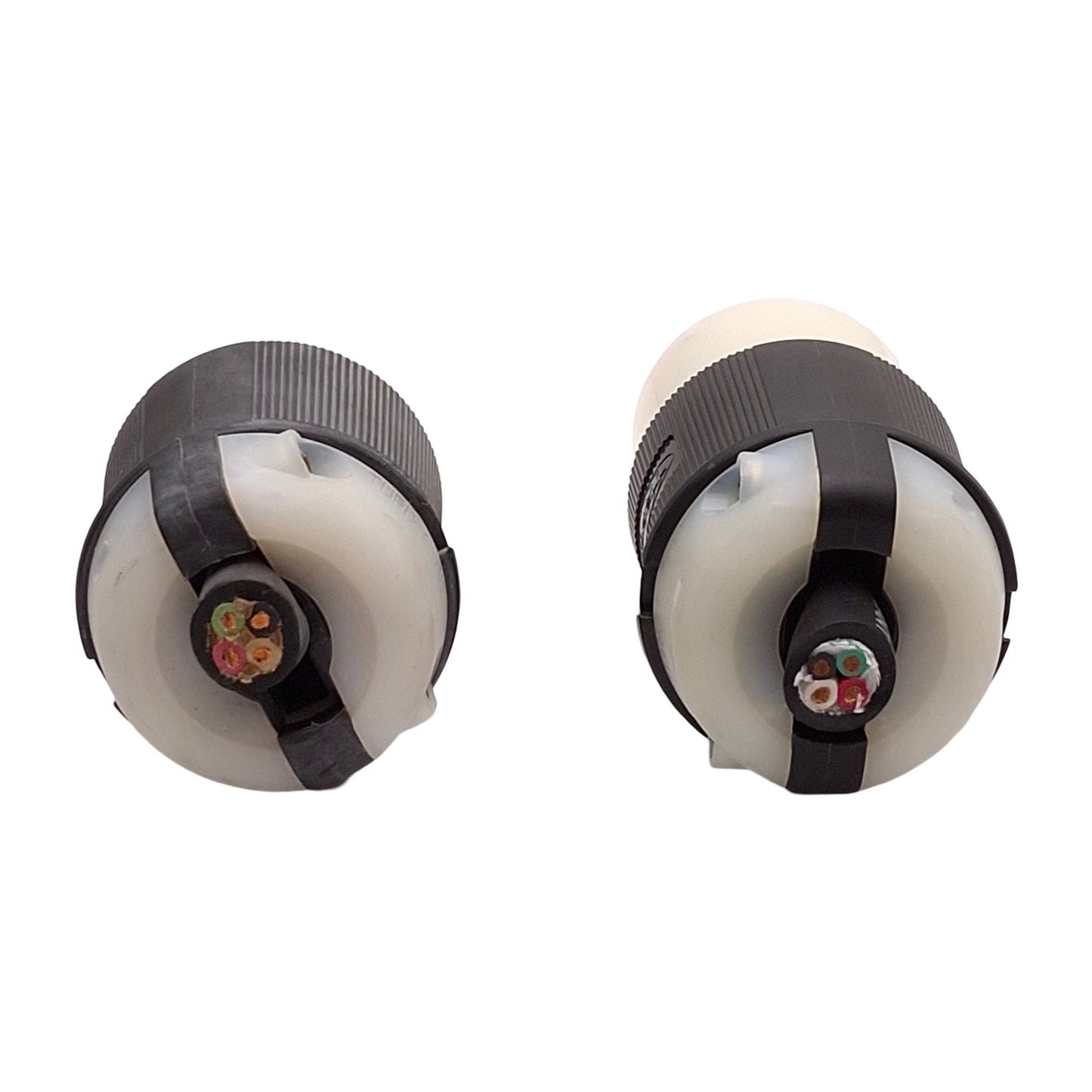 Used Hubbell HBL2411 / HBL2413 Twist-Lock Plug & Receptacle, 125/250VAC 20A, L14-20P