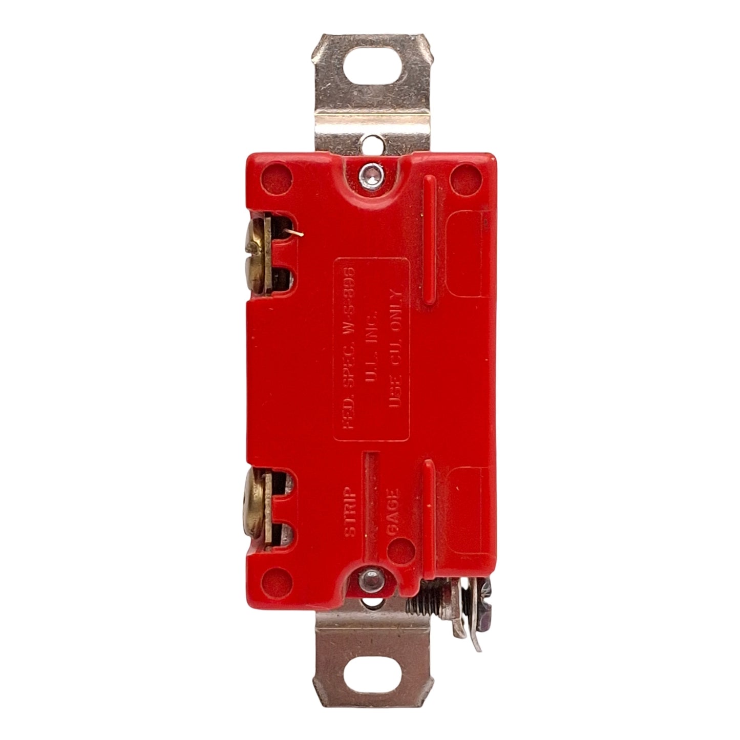 Used Hubbell HBL1224GY Extra Heavy Duty Industrial Toggle Switch, 20A 120/277VAC