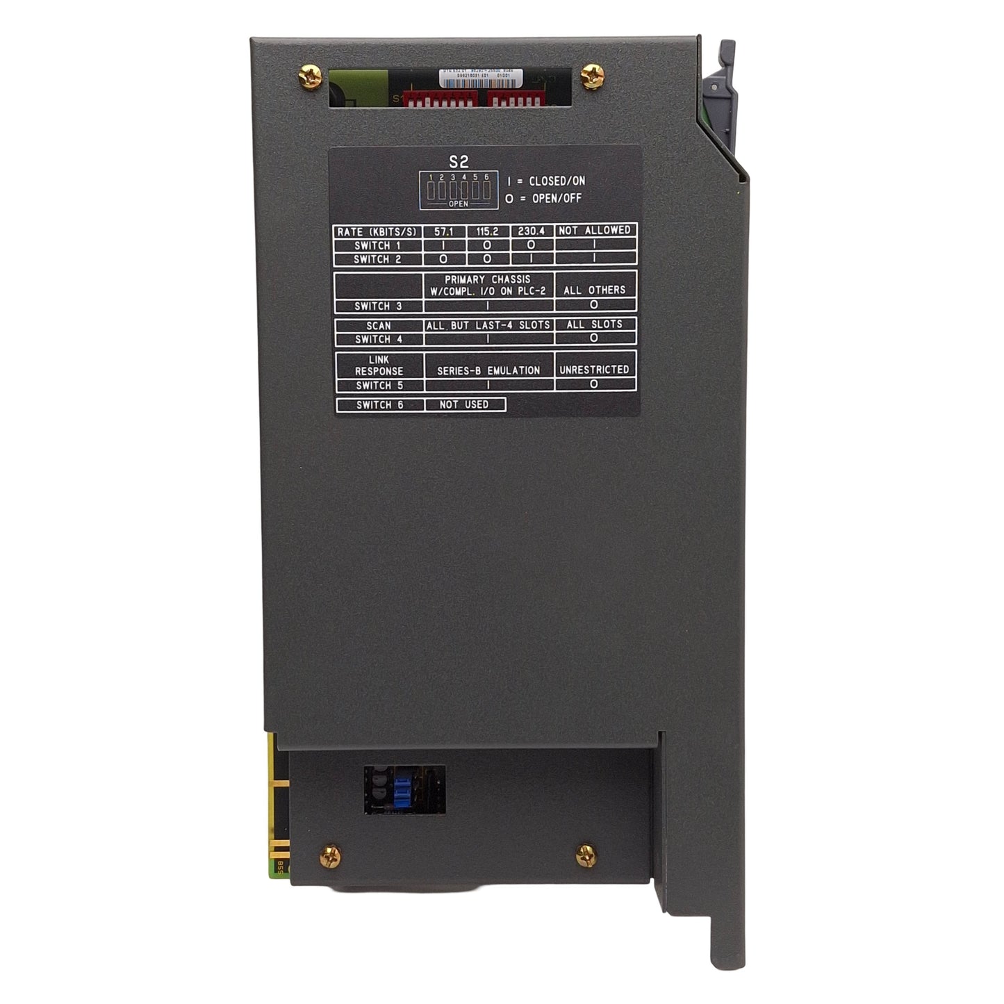 Used Allen Bradley 1771-ASB E Remote I/O Adapter Module, 32 Digital I/O, 5VDC 1A